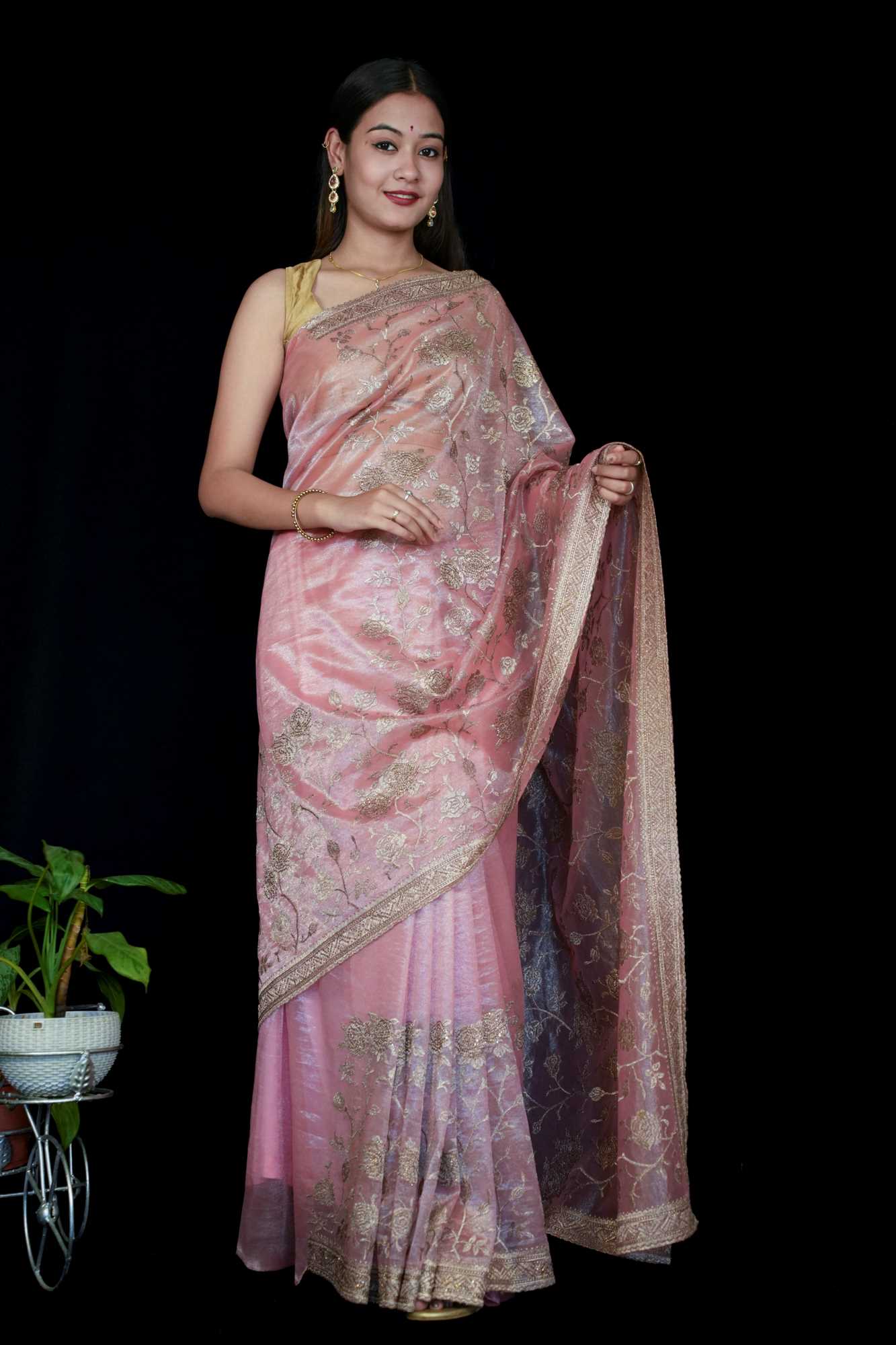 Ready to Wear One Minute Sarees Prestitched Sarees customised Plus Size 