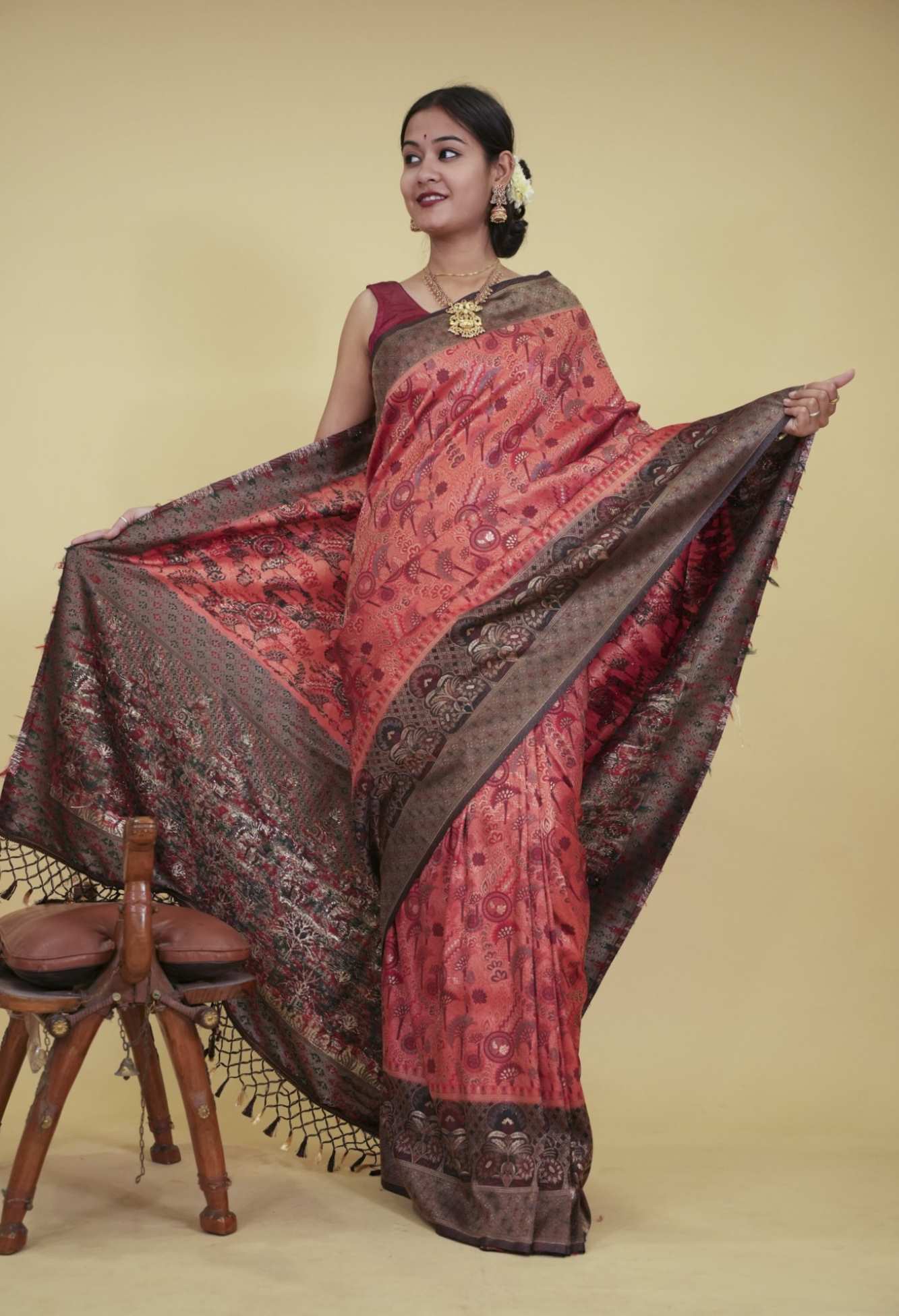 Ready to Wear One Minute Sarees Prestitched Sarees customised Plus Size 