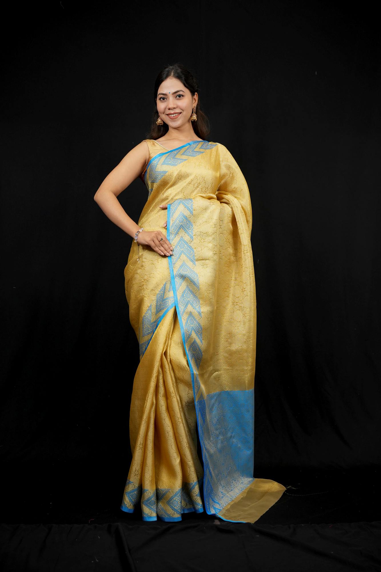 Nita Ambani inspired Banarasi ready to wear saree