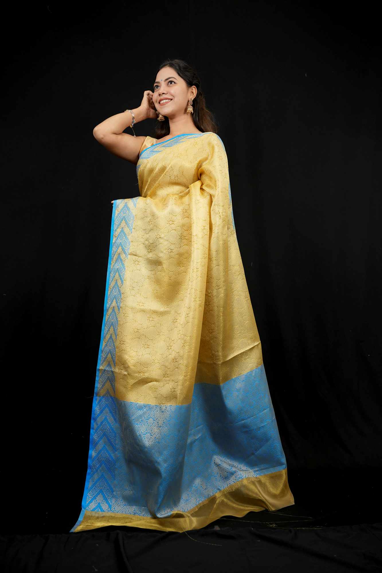 Nita Ambani inspired Banarasi ready to wear saree