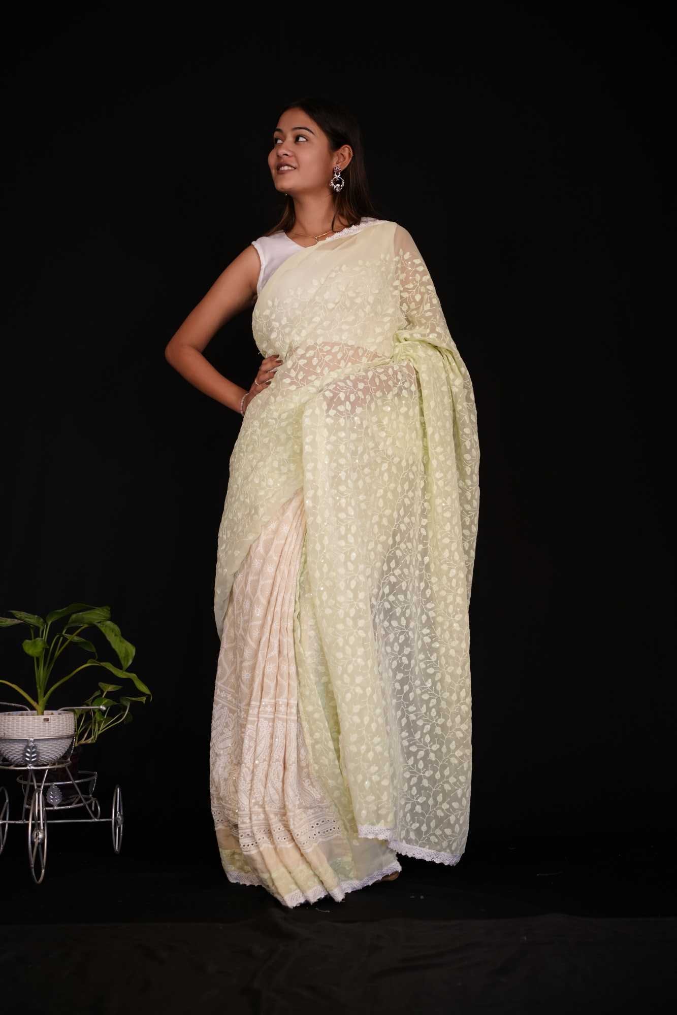 Ready to Wear One Minute Sarees Prestitched Sarees customised Plus Size 