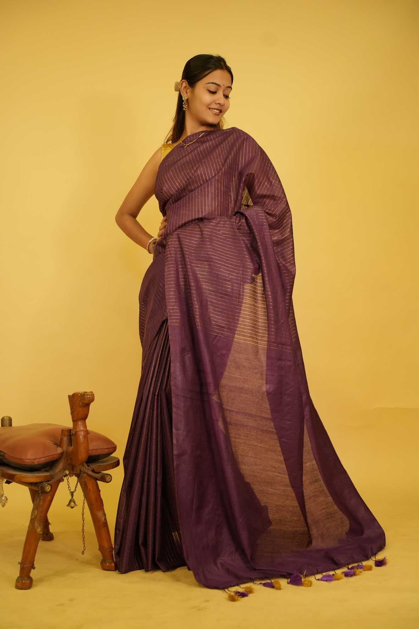 Ready To Wear Kota Silk Predraped Saree