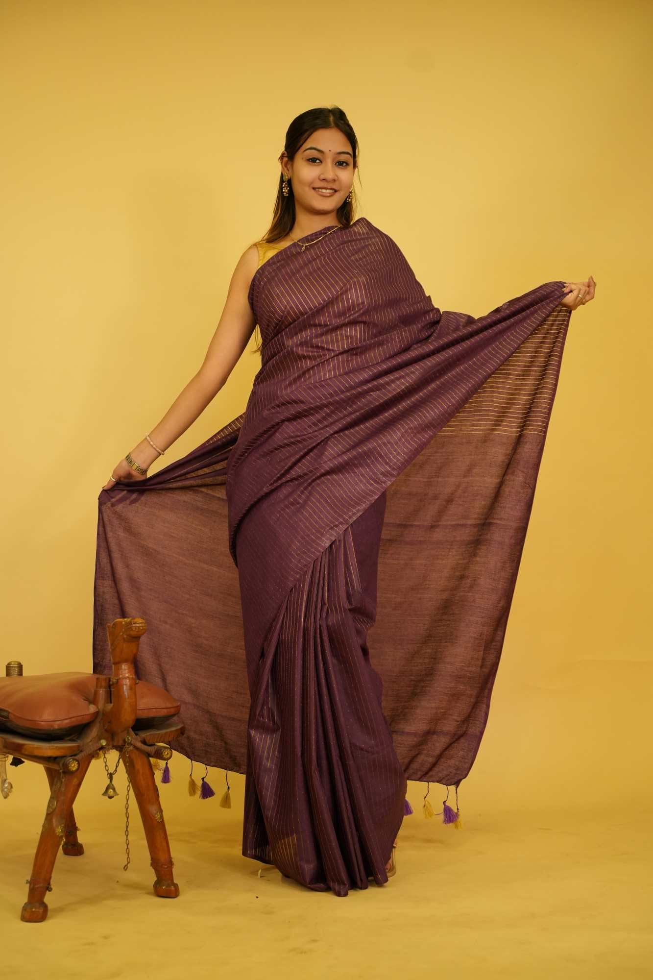 Ready To Wear Kota Silk Predraped Saree