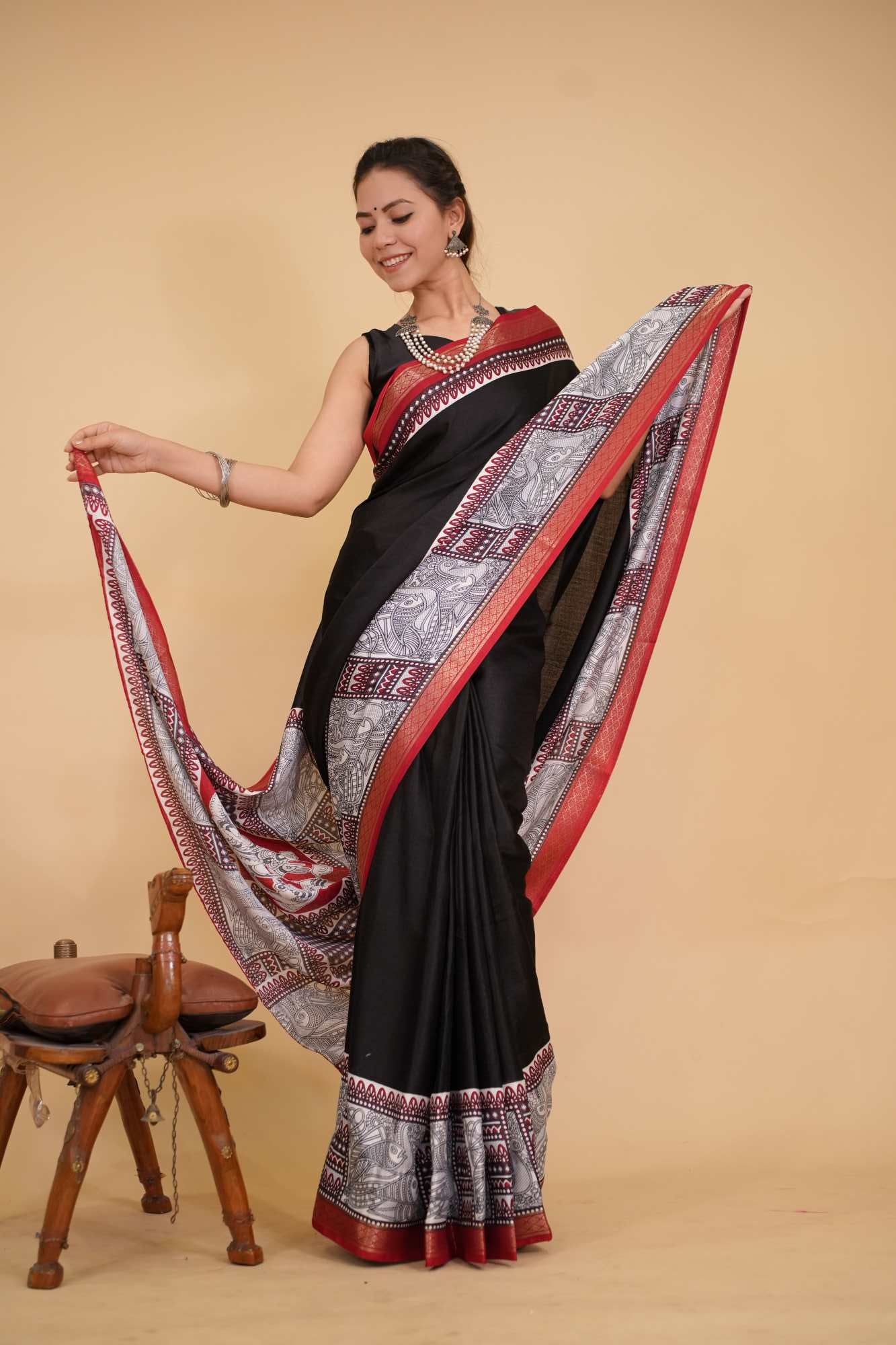 Ready to Wear One Minute Sarees Prestitched Sarees customised Plus Size 