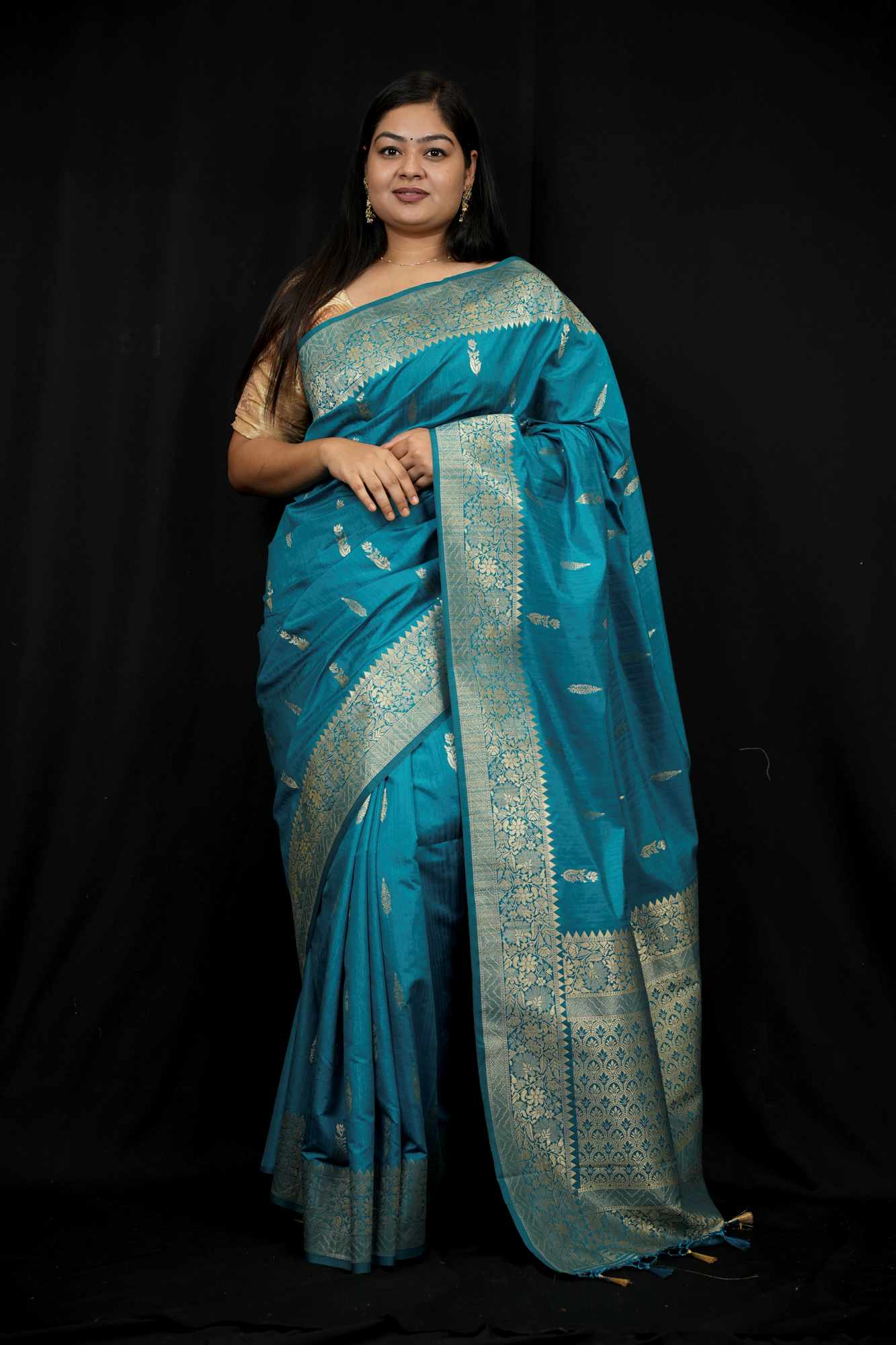 Motka Silk With Handloom Zari Work Ready To Wear Saree