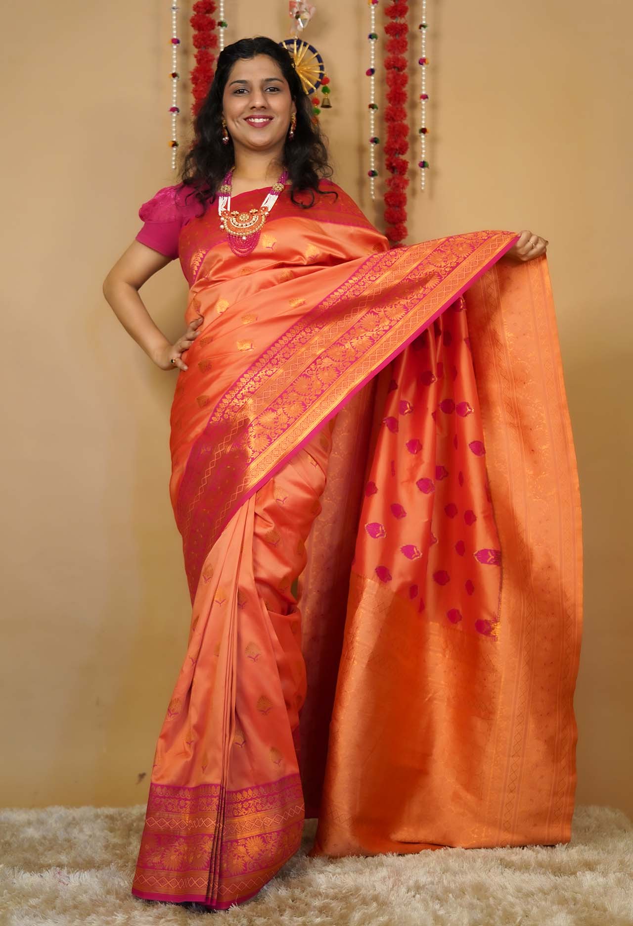 Buy Purple Organza Jamuni Yuvani Saree For Women by Torani Online at Aza  Fashions.