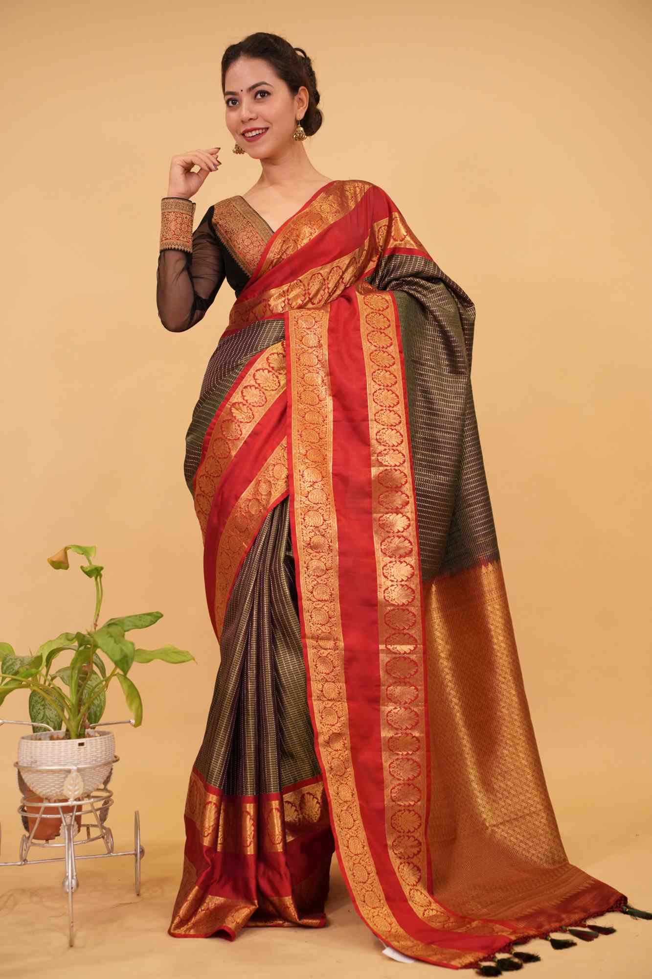 Ready to Wear One Minute Sarees Prestitched Sarees customised Plus Size 