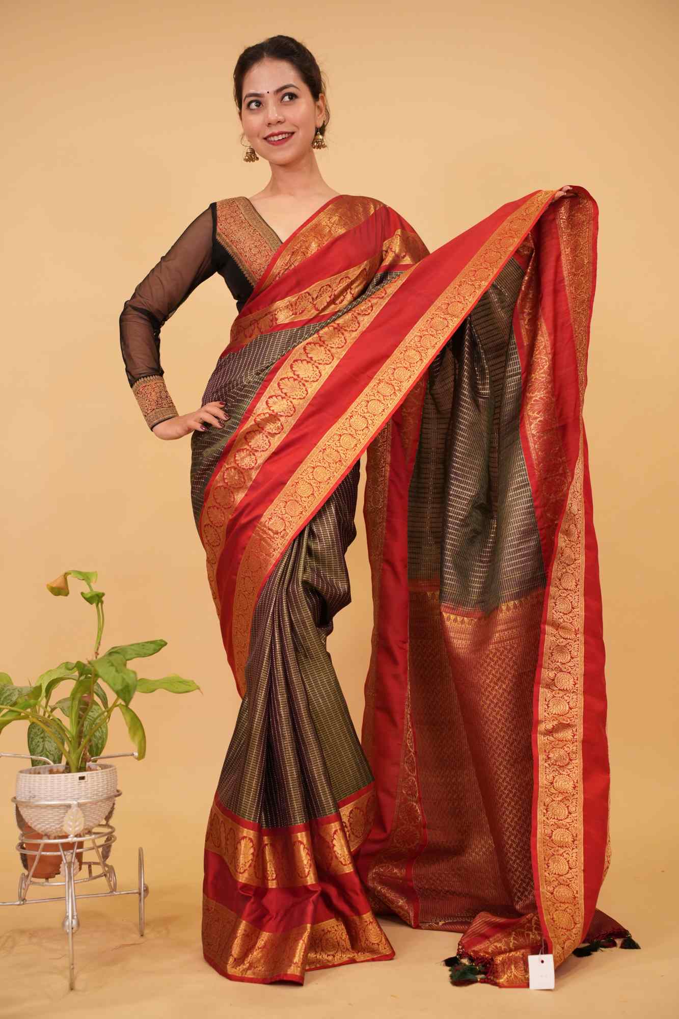 Ready to Wear One Minute Sarees Prestitched Sarees customised Plus Size 