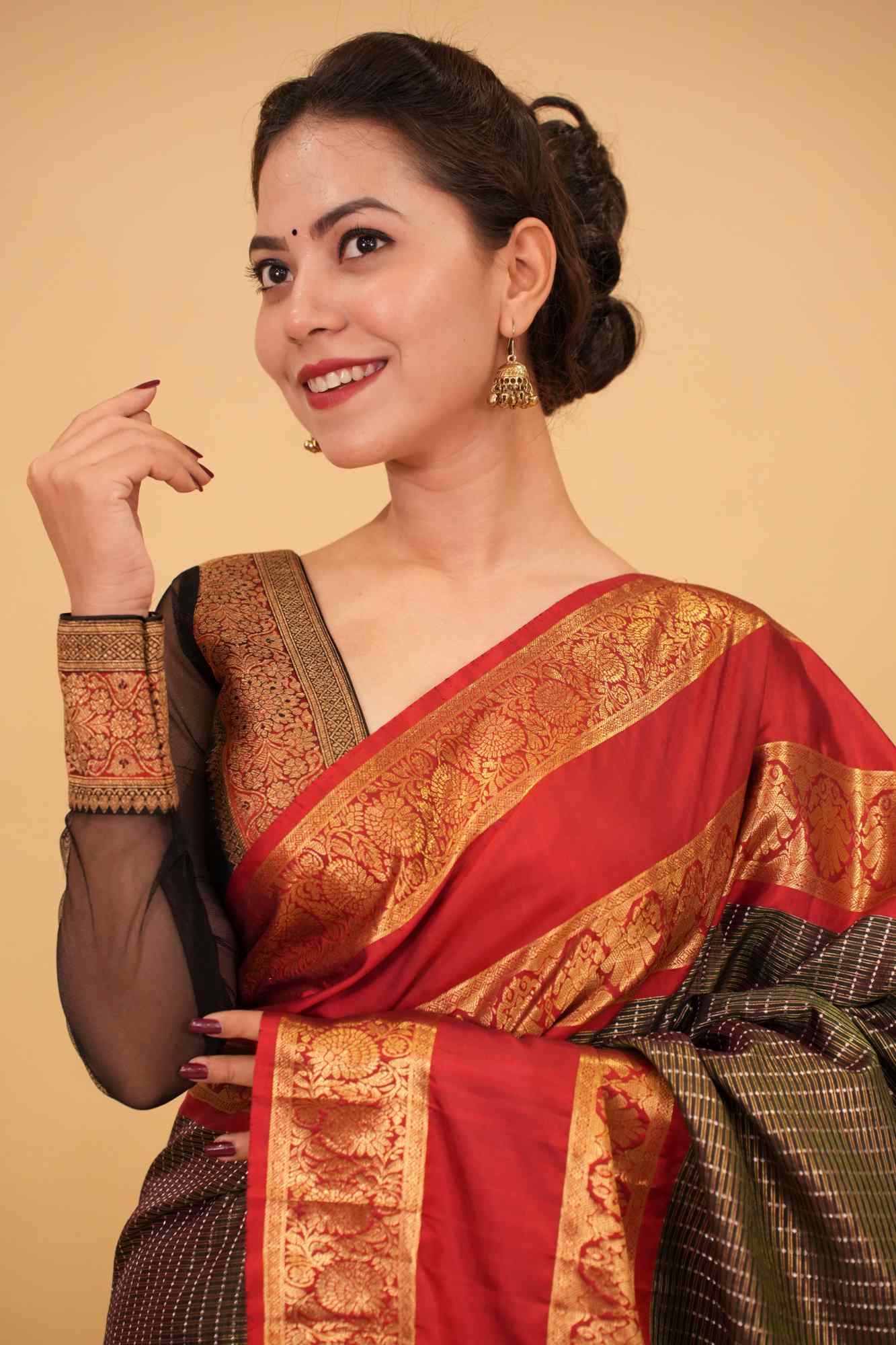 Ready to Wear One Minute Sarees Prestitched Sarees customised Plus Size 