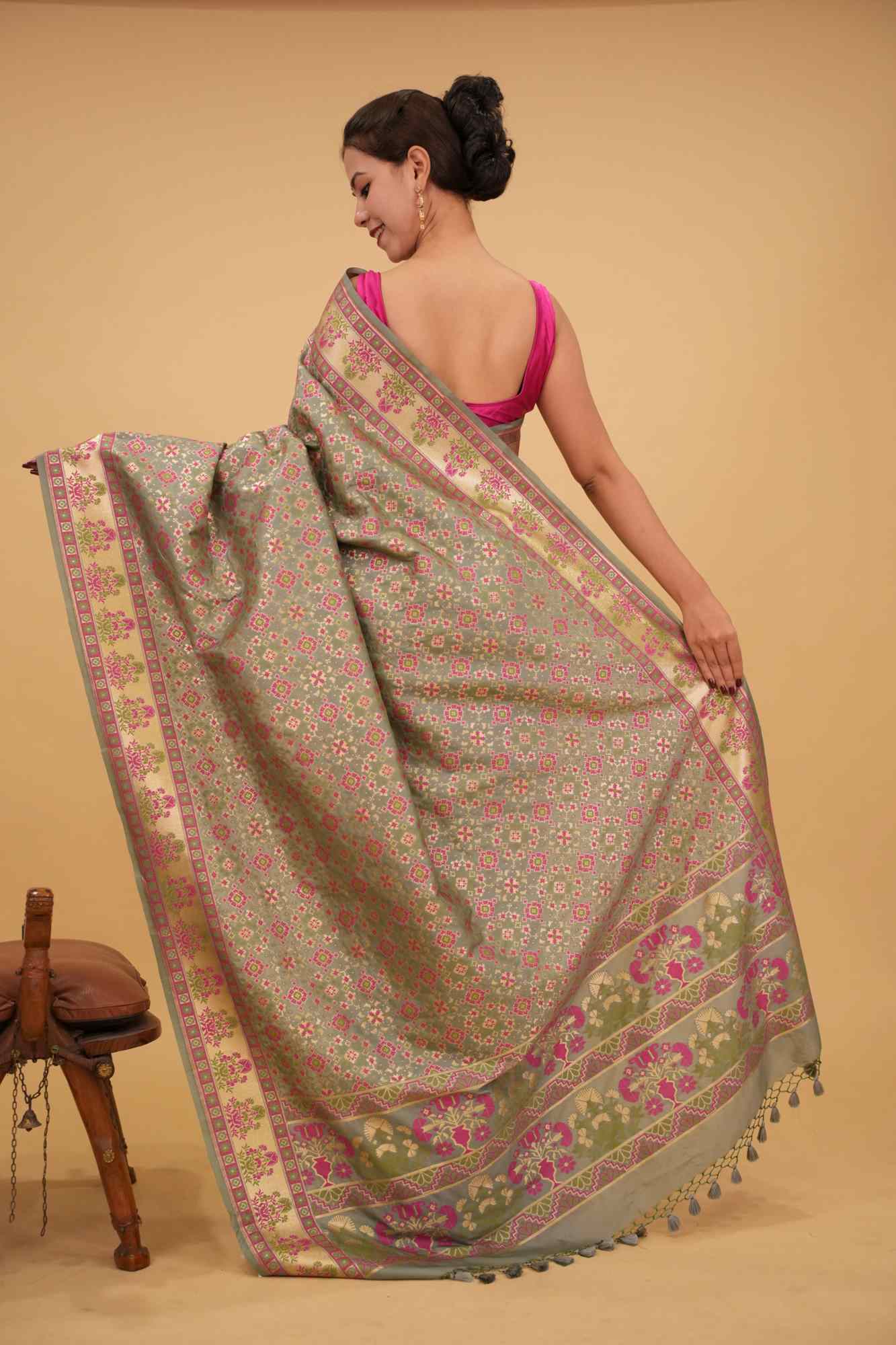 Ready to Wear One Minute Sarees Prestitched Sarees customised Plus Size 