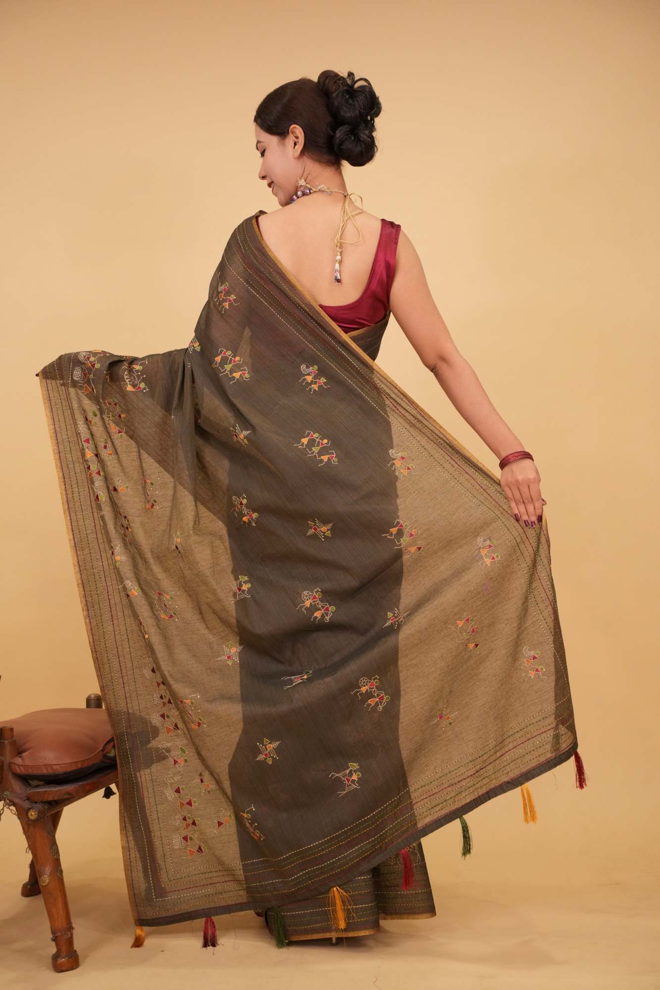 Ready to Wear One Minute Sarees Prestitched Sarees customised Plus Size 