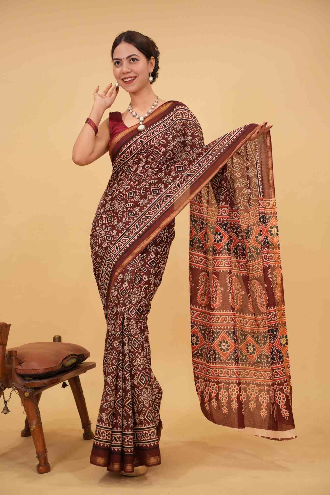 Ready to Wear One Minute Sarees Prestitched Sarees customised Plus Size 