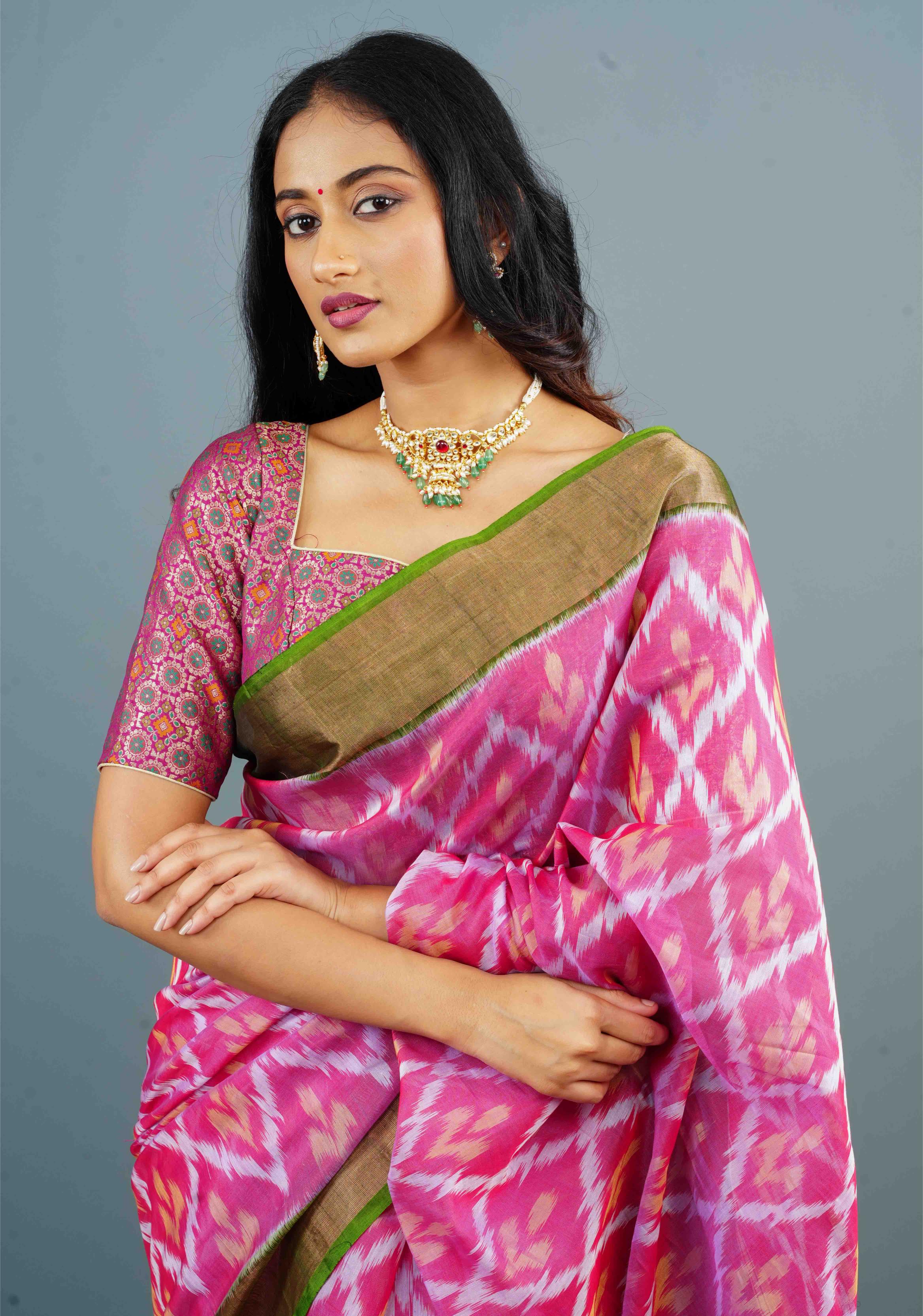 kundan necklace set with dangling pearl  | Shobitam Jewelry