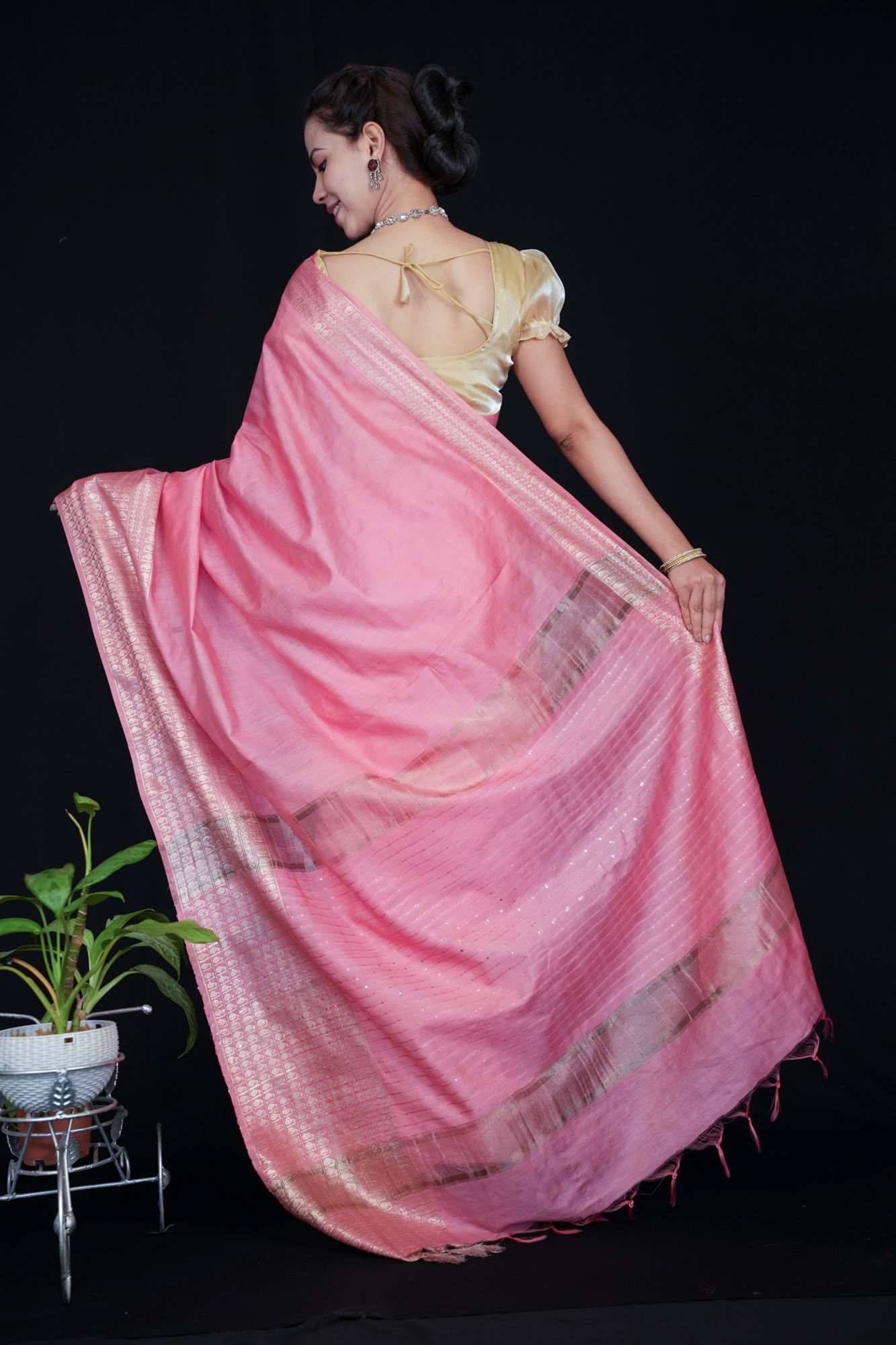 Ready to Wear One Minute Sarees Prestitched Sarees customised Plus Size 