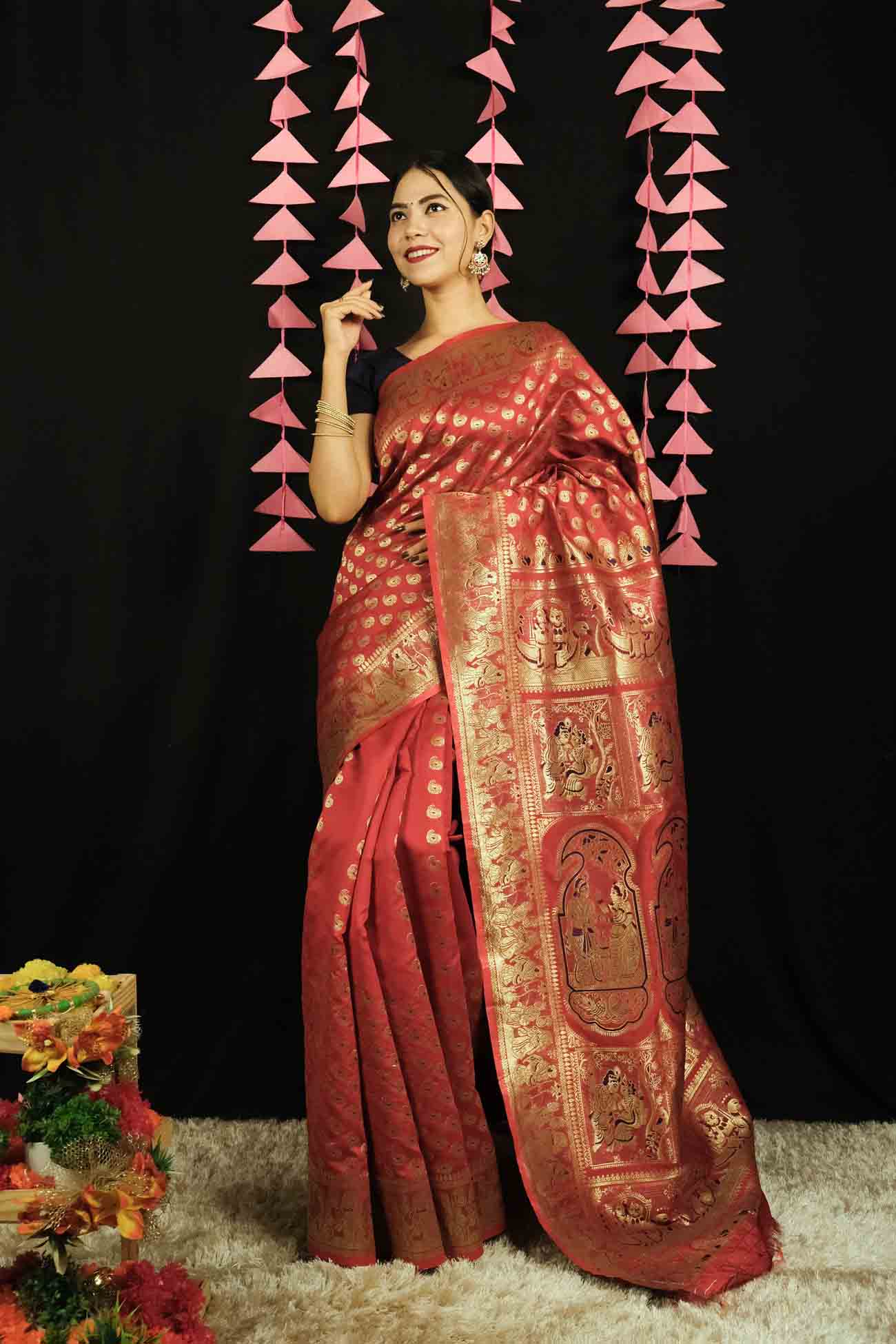 Buy Baluchari Sarees Online in India | Myntra