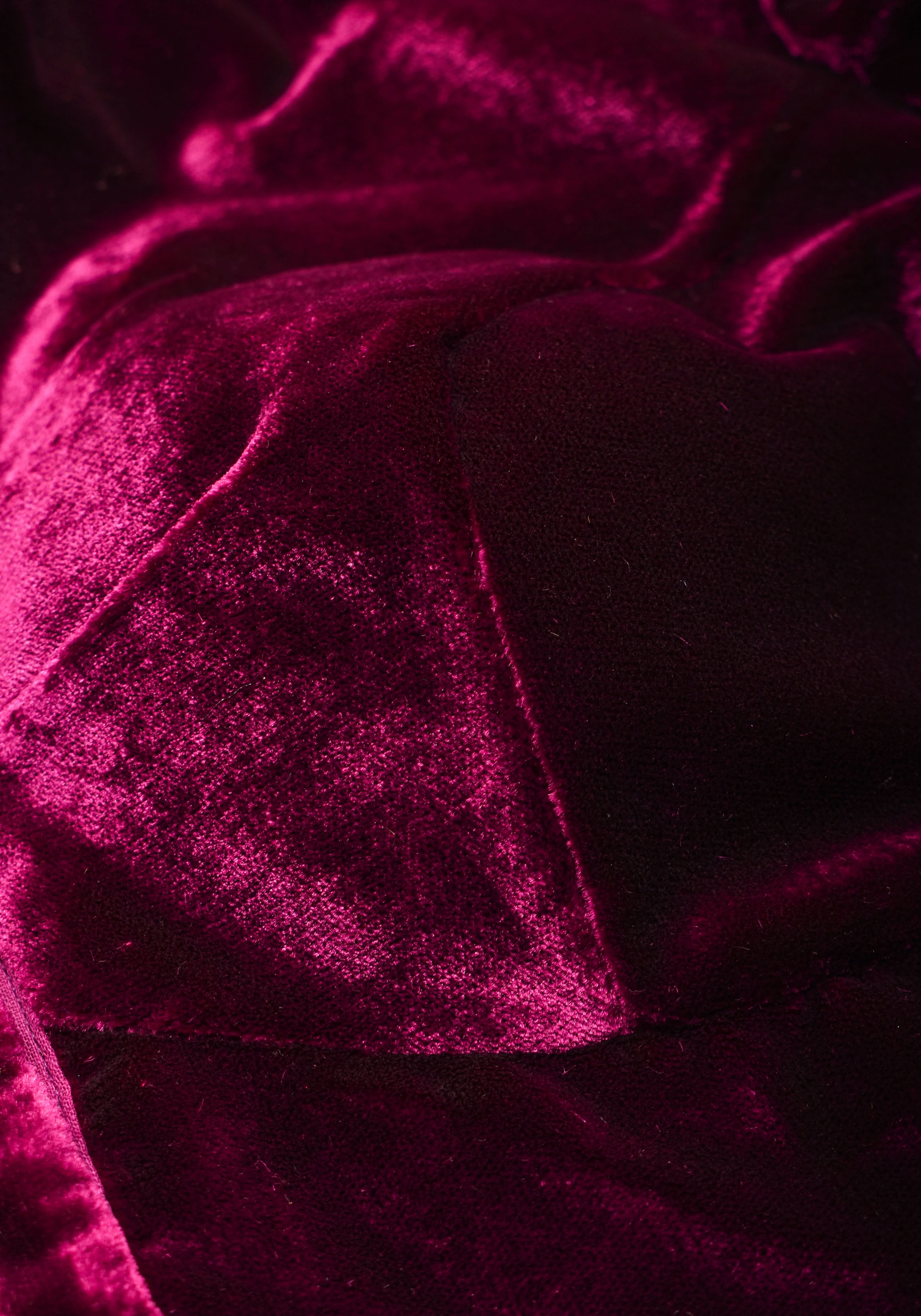 Purple Velvet Blouse with Double Keyhole Neck, back cutout and Gota Patti Detailing | Shobitam