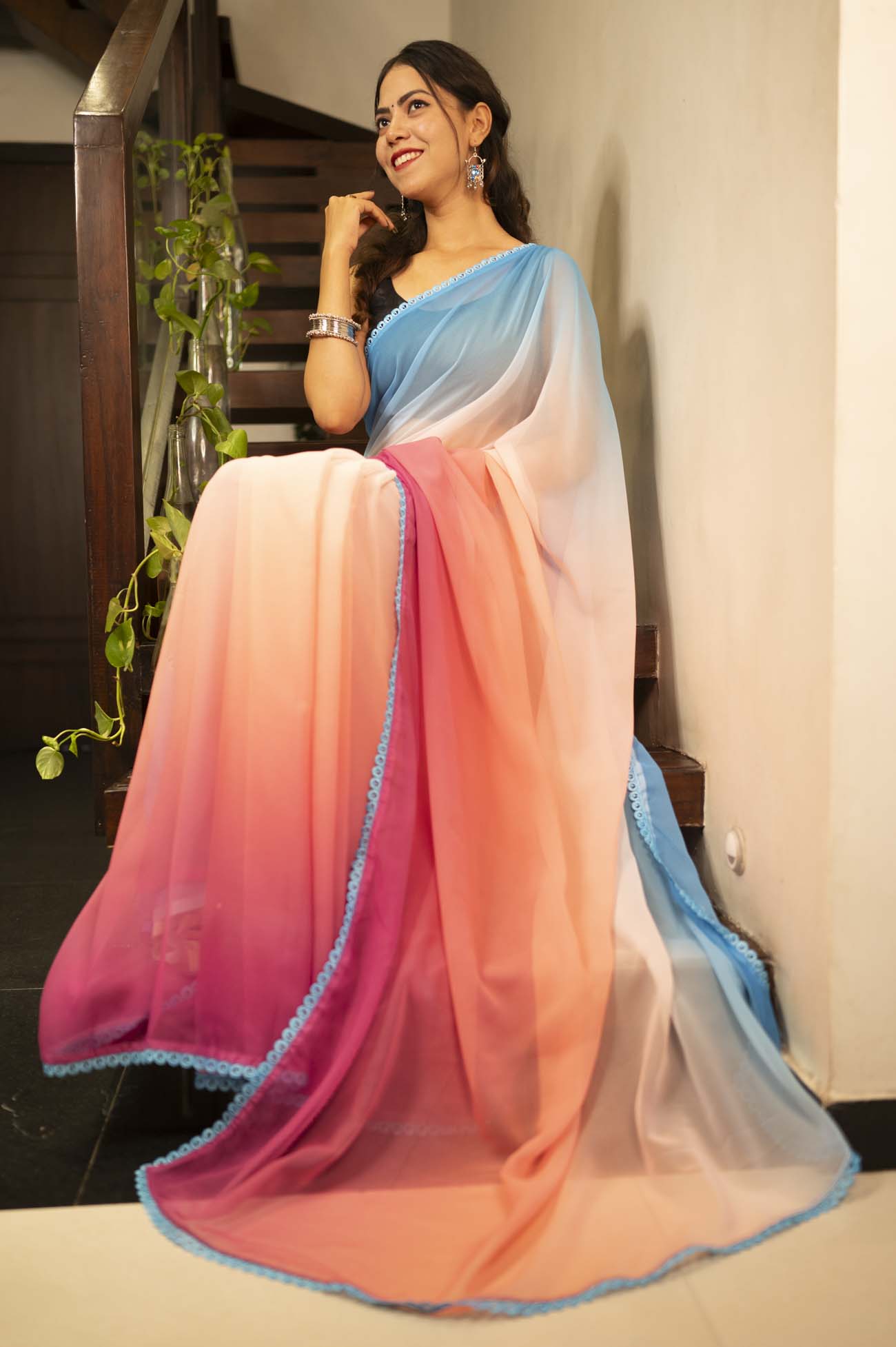 Alia bhatt on saree best sale