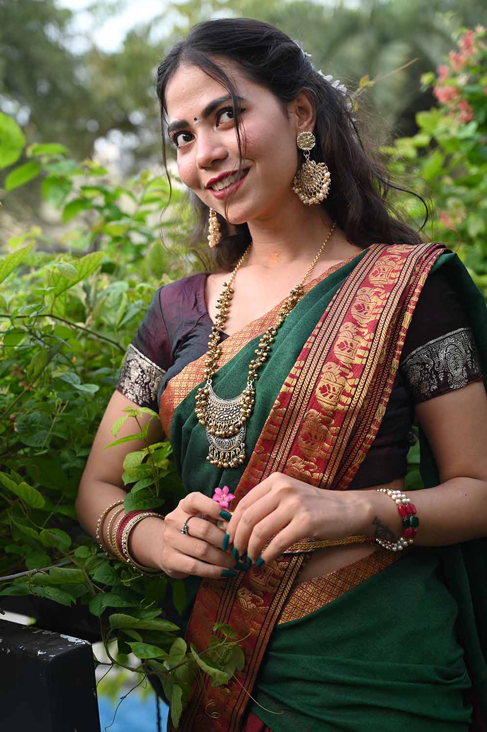 Pin by Manjula reddy on lehengas | Half saree designs, Half saree lehenga, Lehenga  saree design