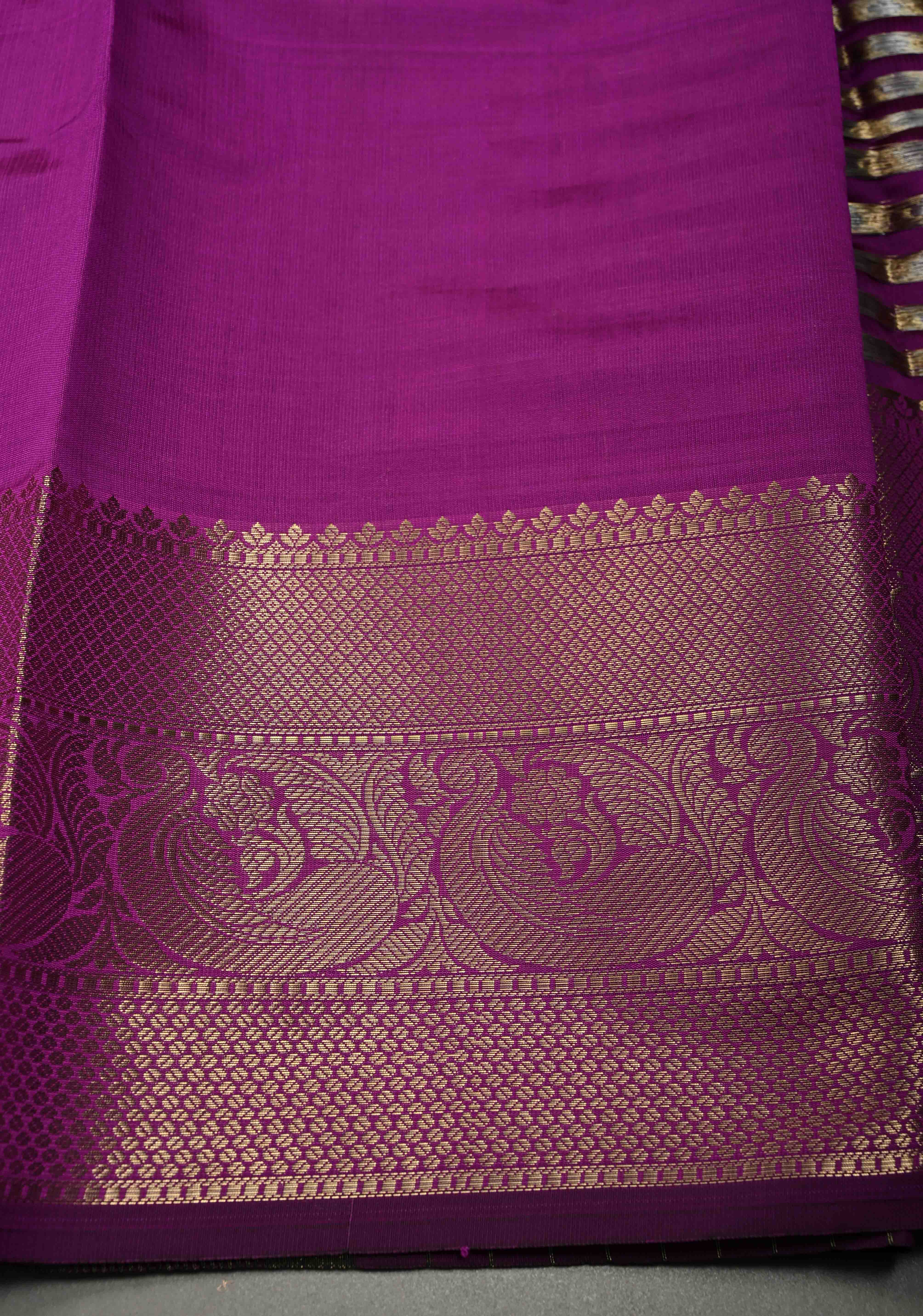 Vadamalli Semi Silk Saree with Sona Rupa Zari Buttis Brocade and Zari Border  | Shobitam