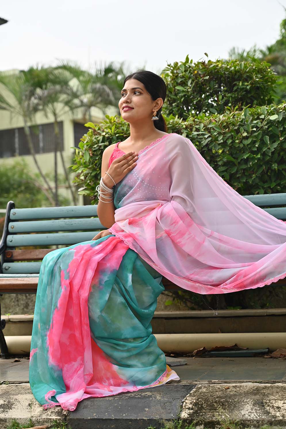 How To Recreate Alia Bhatts Pink Saree Look On A Budget