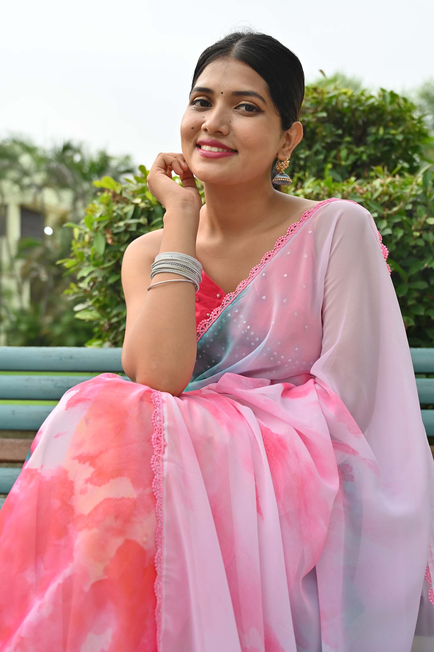 Janhvi Kapoor, Alia Bhatt in Vibrant Pink Saree