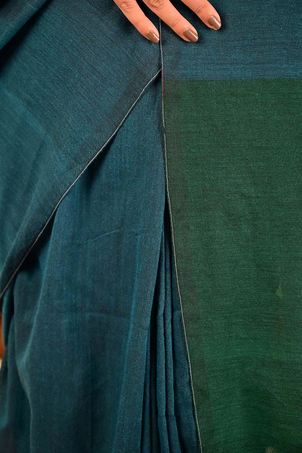 Ready to wear Beautiful Khadi Cotton Handloom With Tassels on Pallu  Wrap in 1 minute Saree - Isadora Life