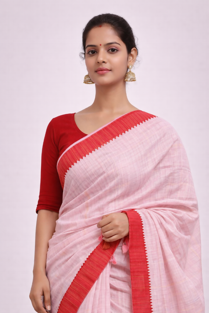 Sunehri Subah Handwoven Pure Cotton Saree  | SHOBITAM