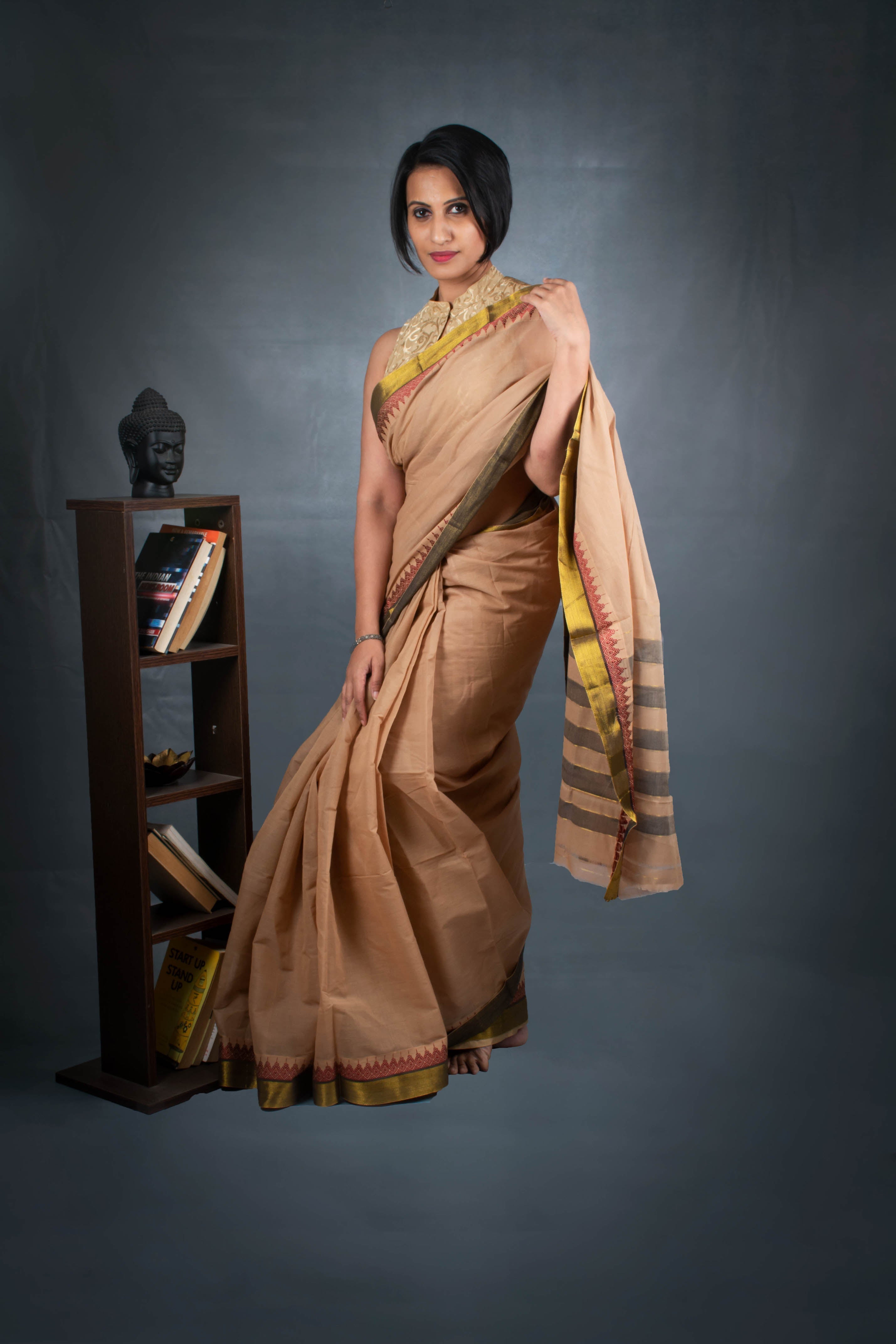 Shraddha - Cotton Saree-Shobitam