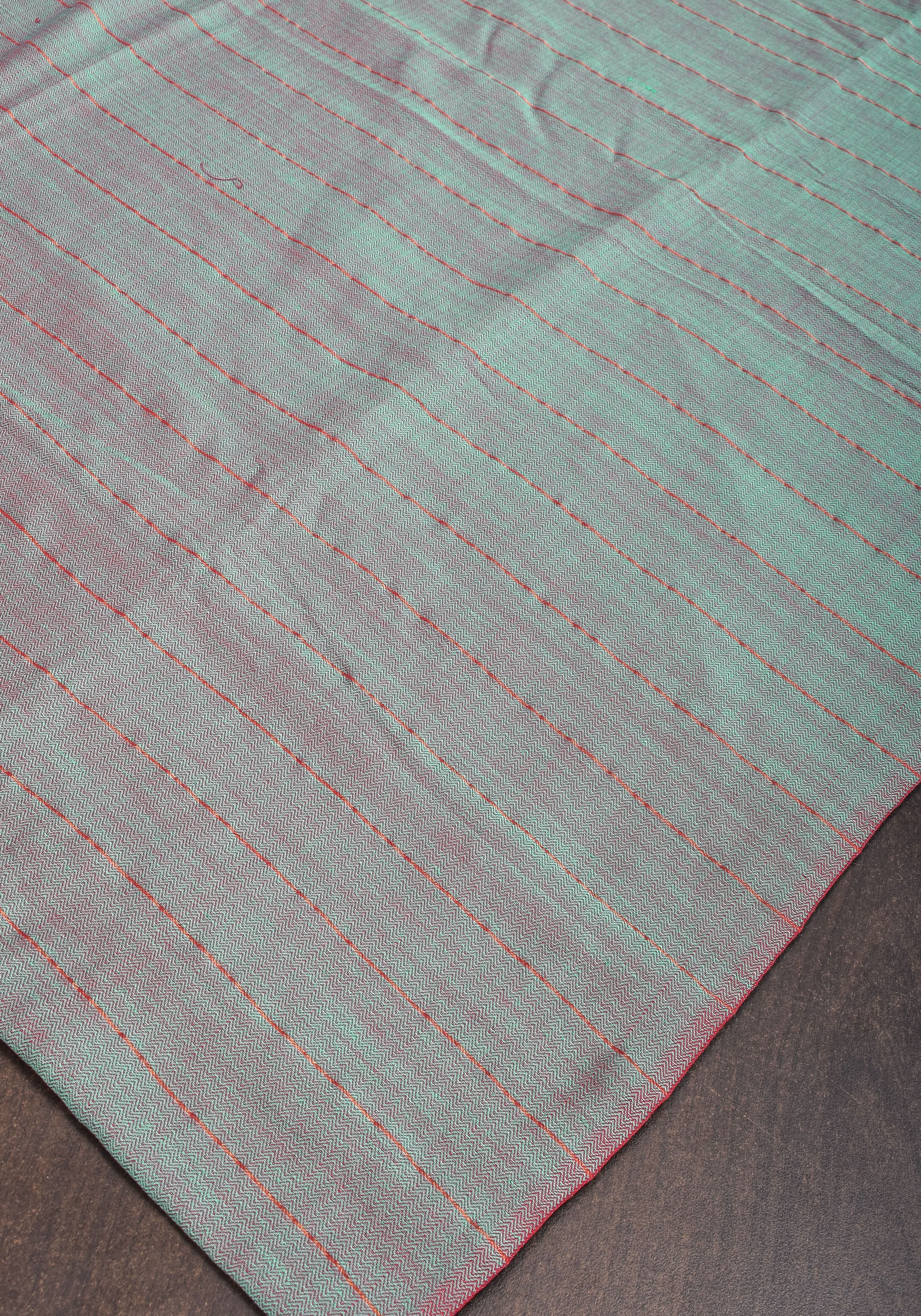 Reversible  Maheshwari Mercerised Cotton Saree with extralong tassels, no blouse piece | Shobitam