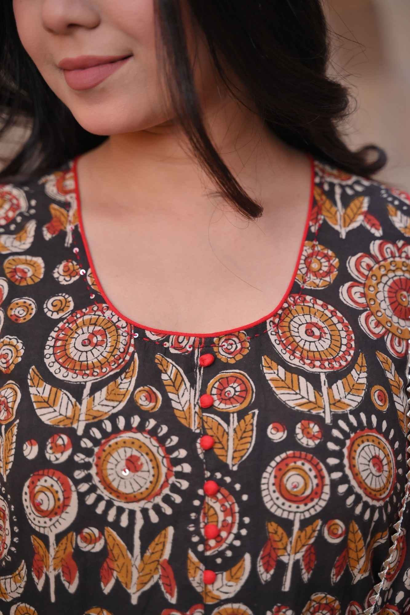 Syahi Tiered Gharara Big Gher 3 Piece Set | Made To Order