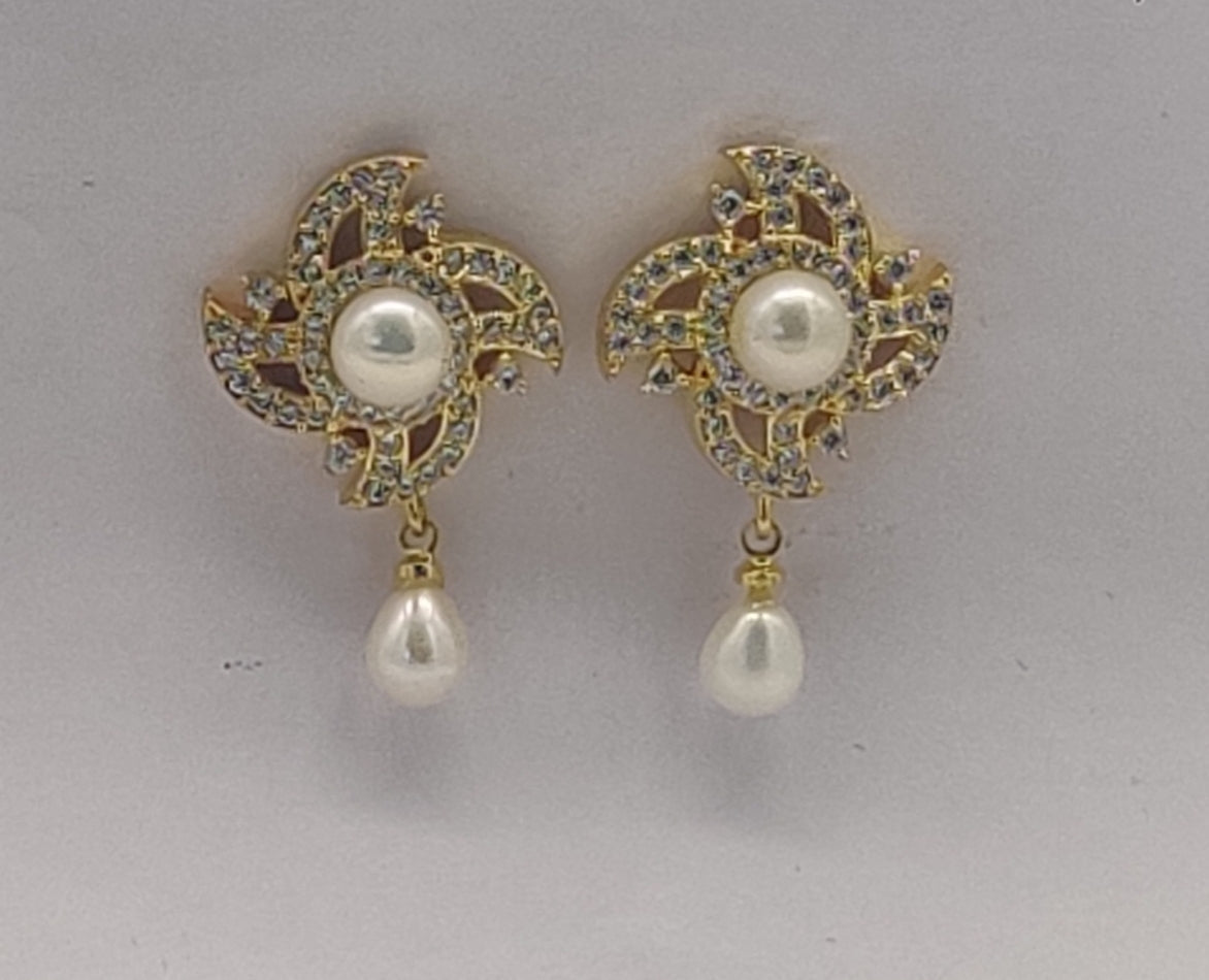 Pure Pearls Stud Earrings | Shobitam