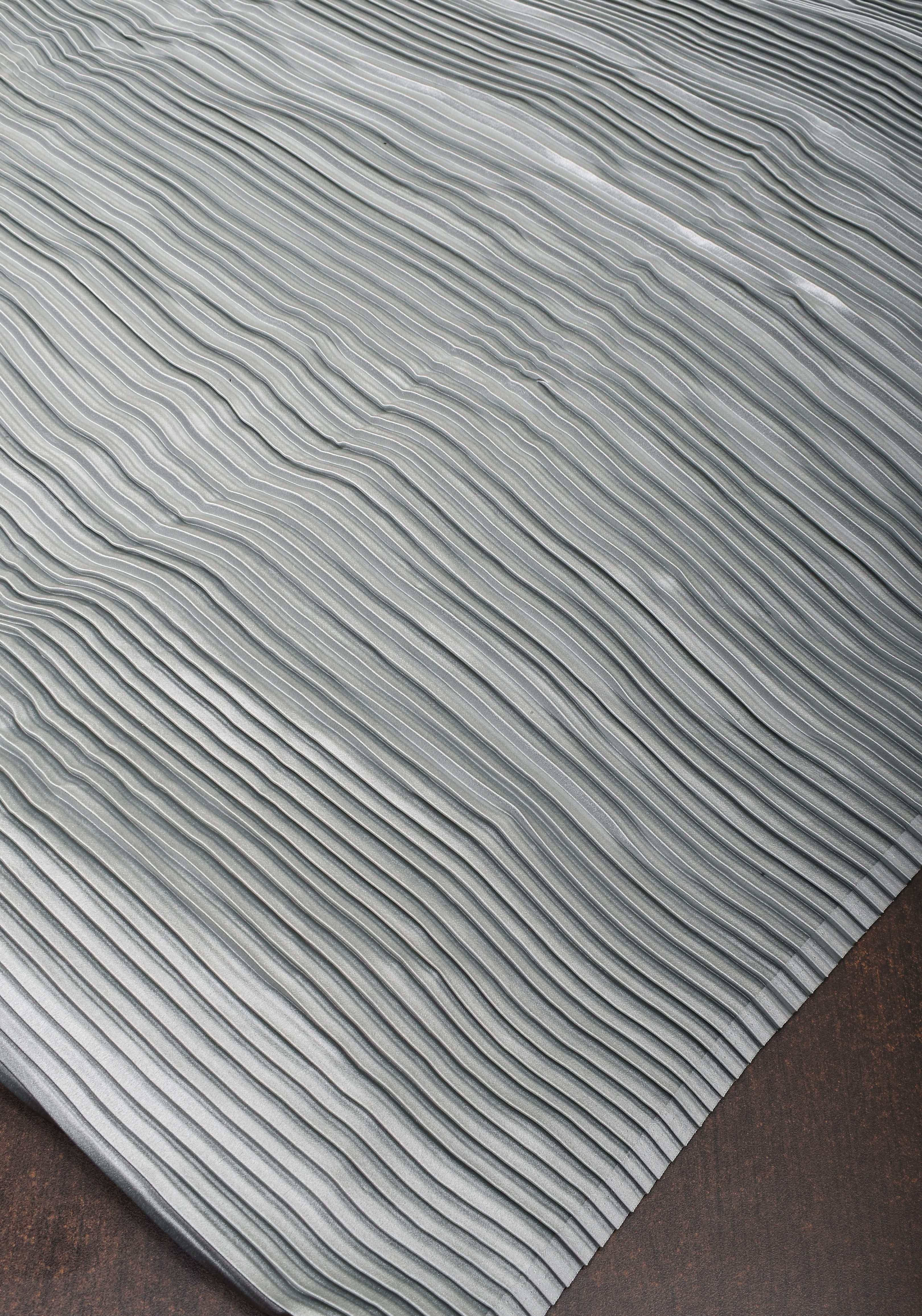 Pleated Satin Half and Half Saree in Silver Gray ,No Blouse Piece | Shobitam