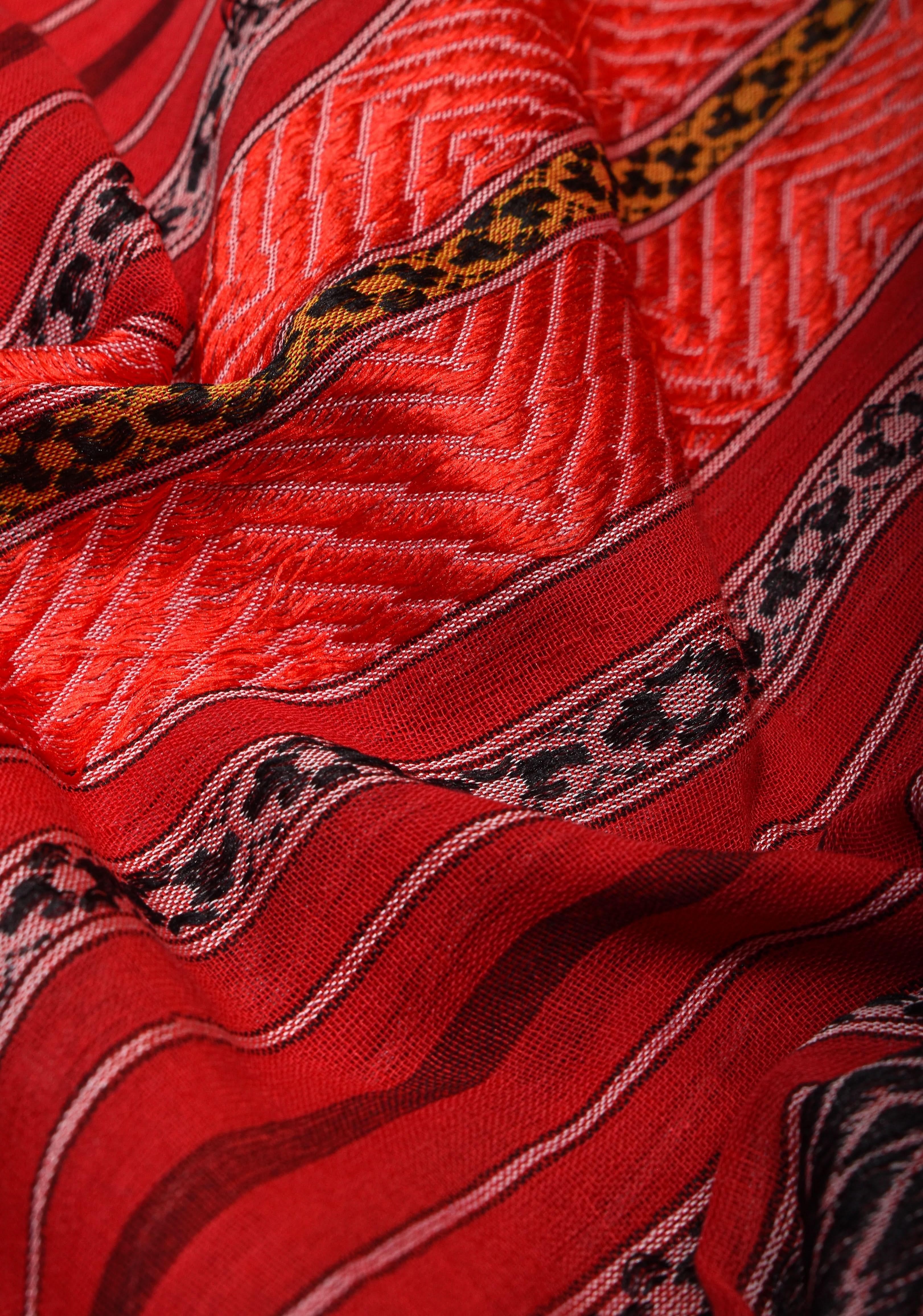Red Bengal Cotton Saree with Multicolor weave stripes! | Shobitam