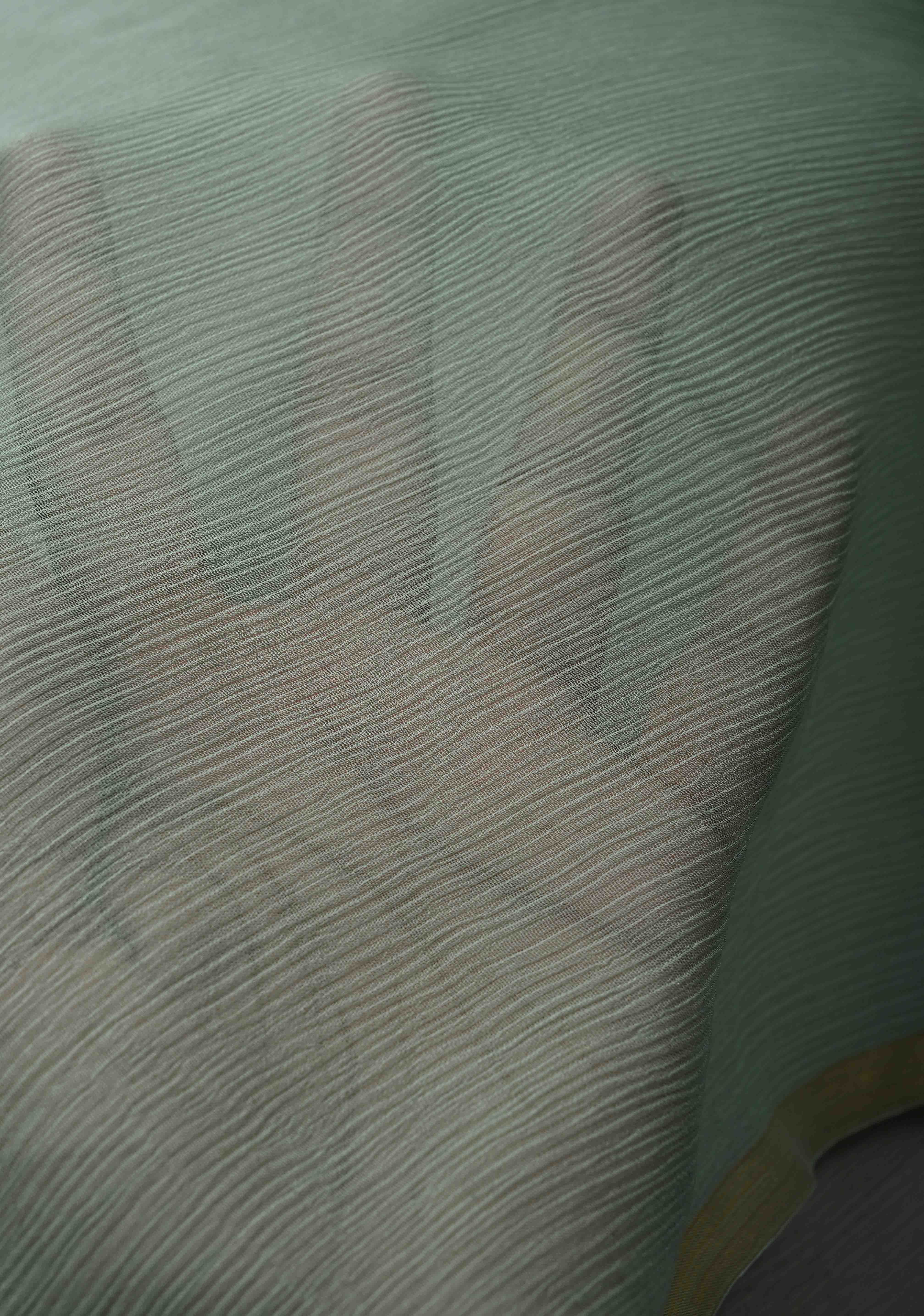 Bollywood style ombre pure chiffon Saree in Dusty Pastel Shades, No Blouse Piece | Shobitam