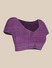 Purple Woven Shibori Silk Cotton Saree | SHOBITAM