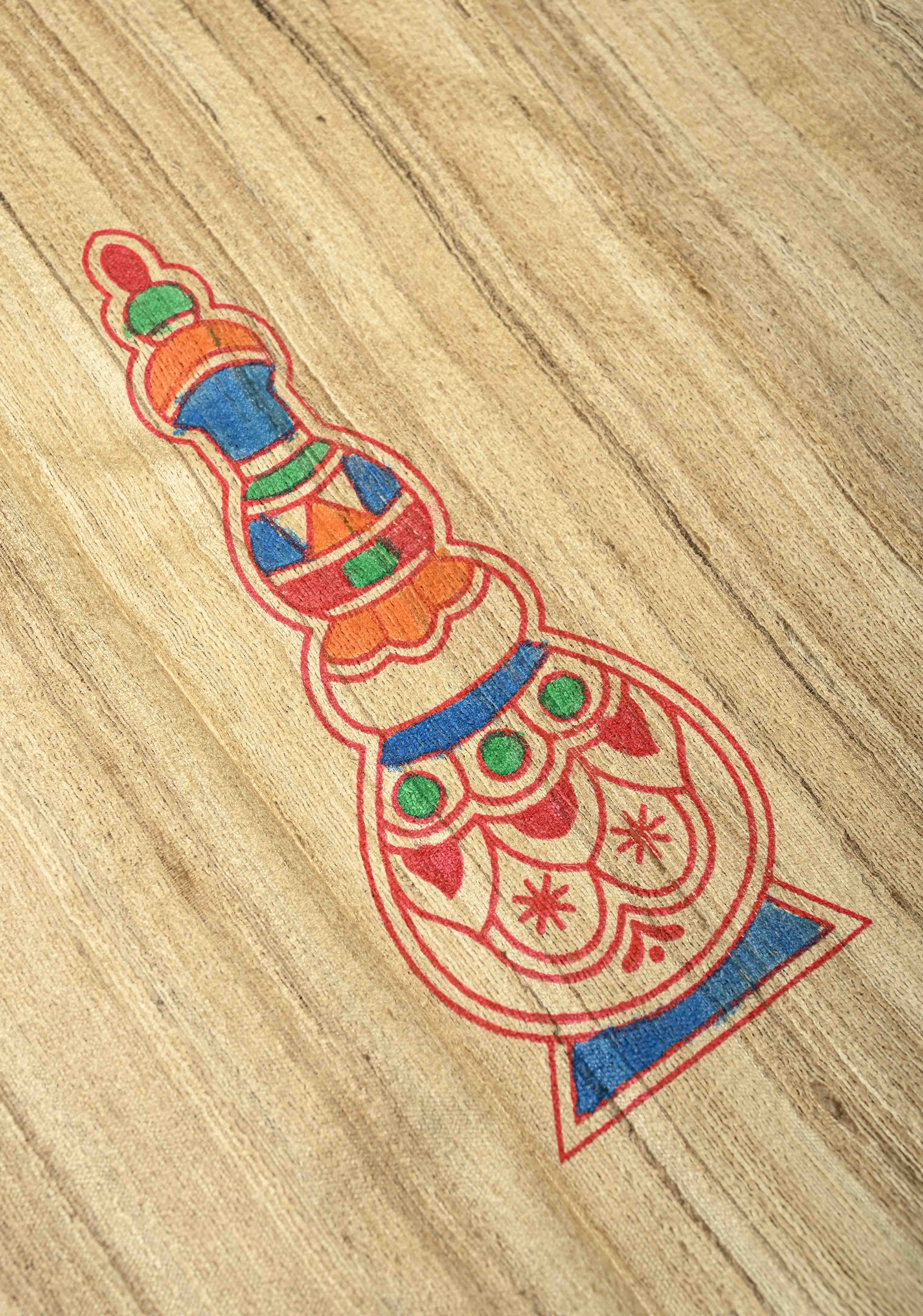 Kora Color Pure Handloom Tussar Silk Saree with Bengali  Shaadi Madhubani Hand-Painted   | SILK MARK CERTIFIED | Shobitam
