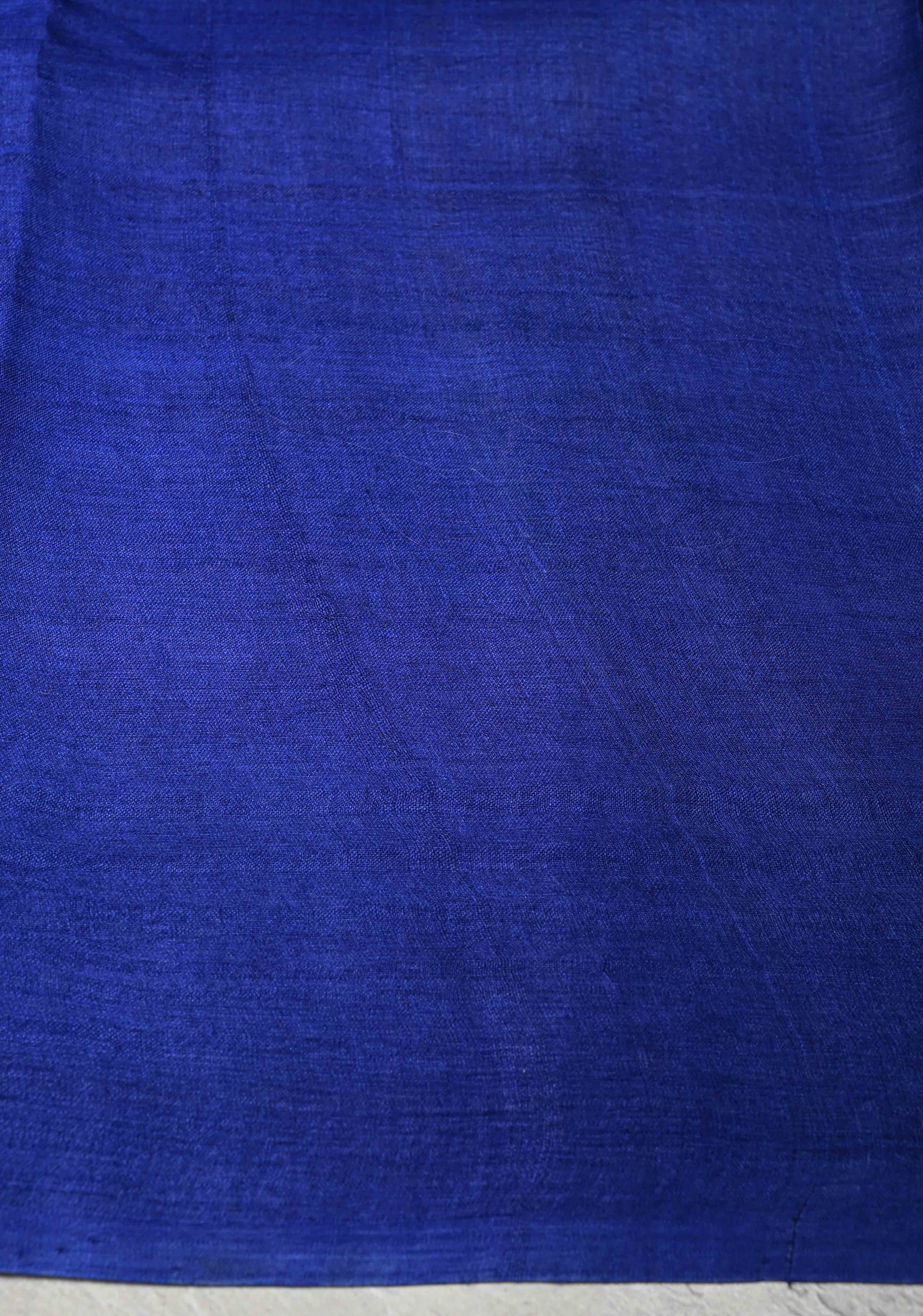 Collage design Jari Tussar Silk saree with Contemporary Geometric Handblock Print | SILK MARK CERTIFIED | Shobitam