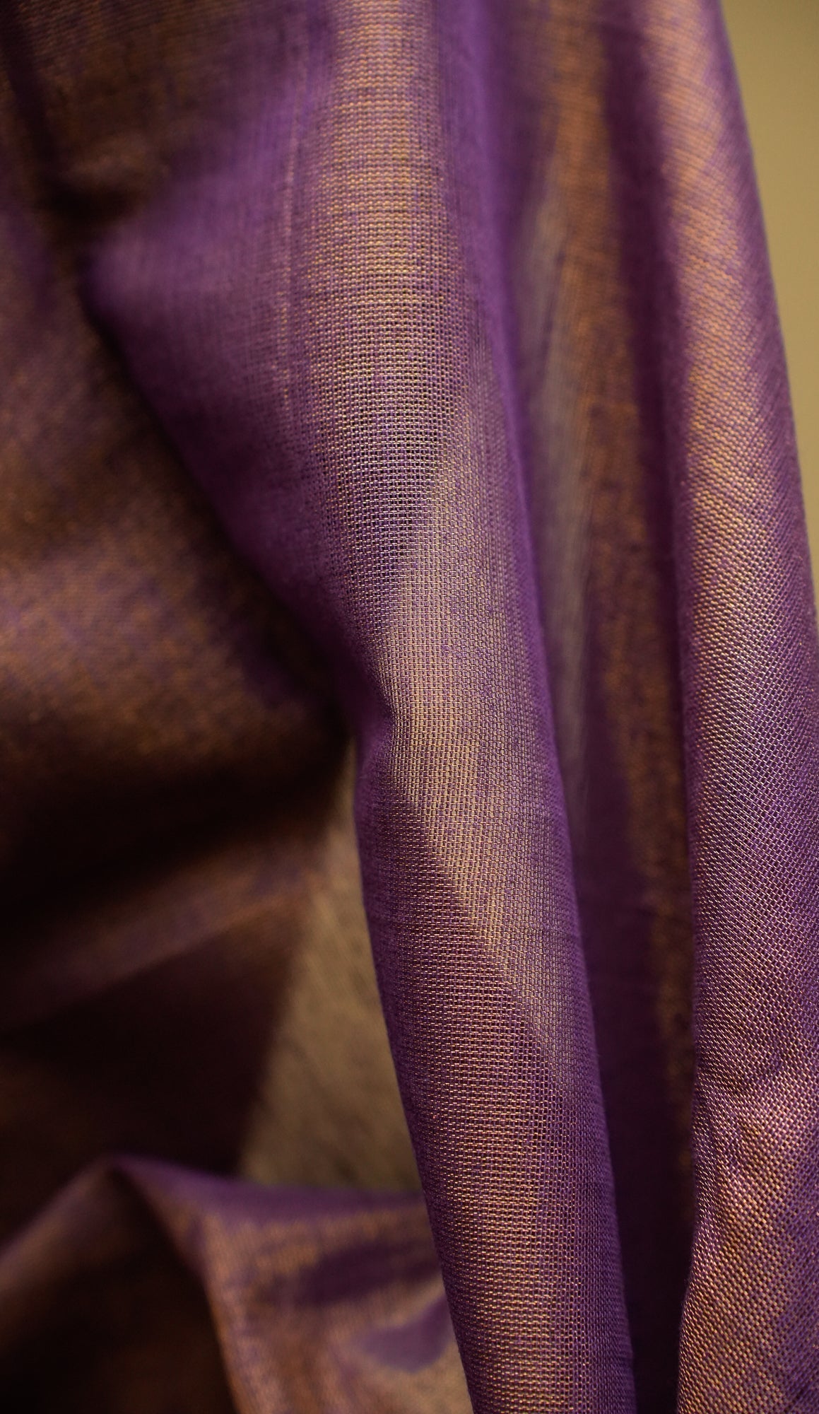 Purple Shot Tissue By Cotton Saree Mallika | SHOBITAM