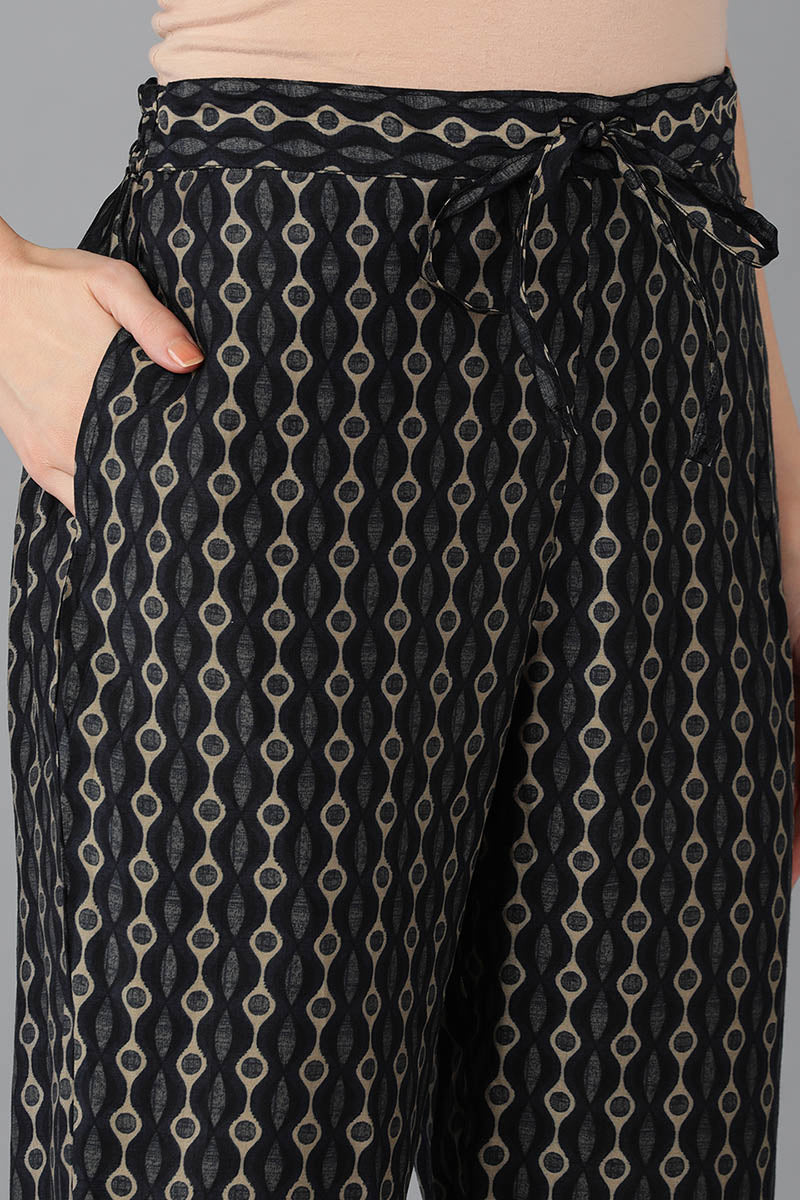 Black Silk Blend Straight Kurta Pant With Dupatta | SHOBITAM