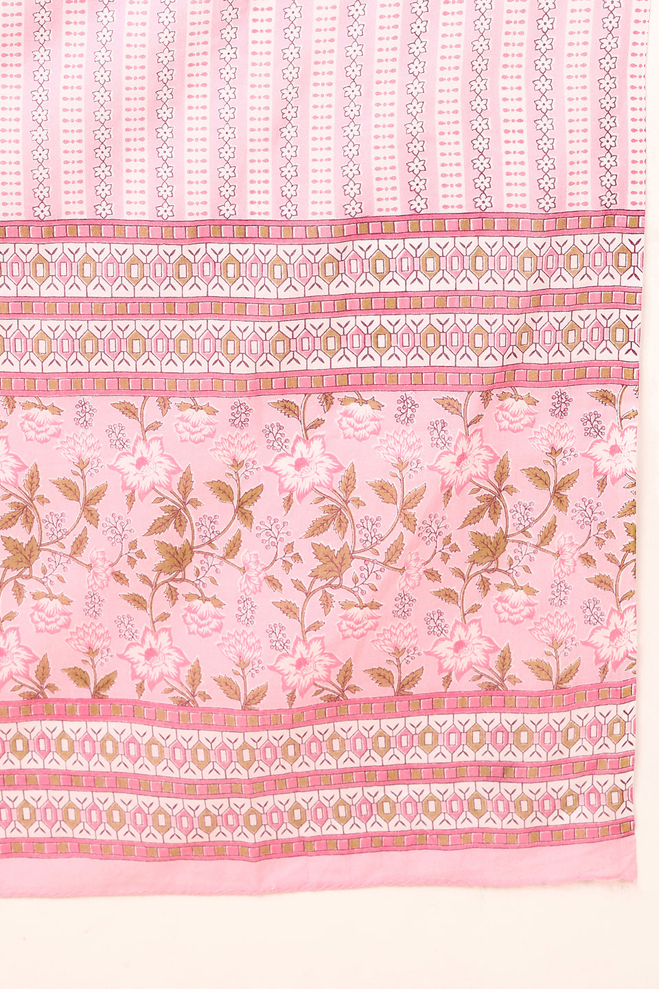 Pink Pure Cotton Floral Printed Straight Suit Set | SHOBITAM