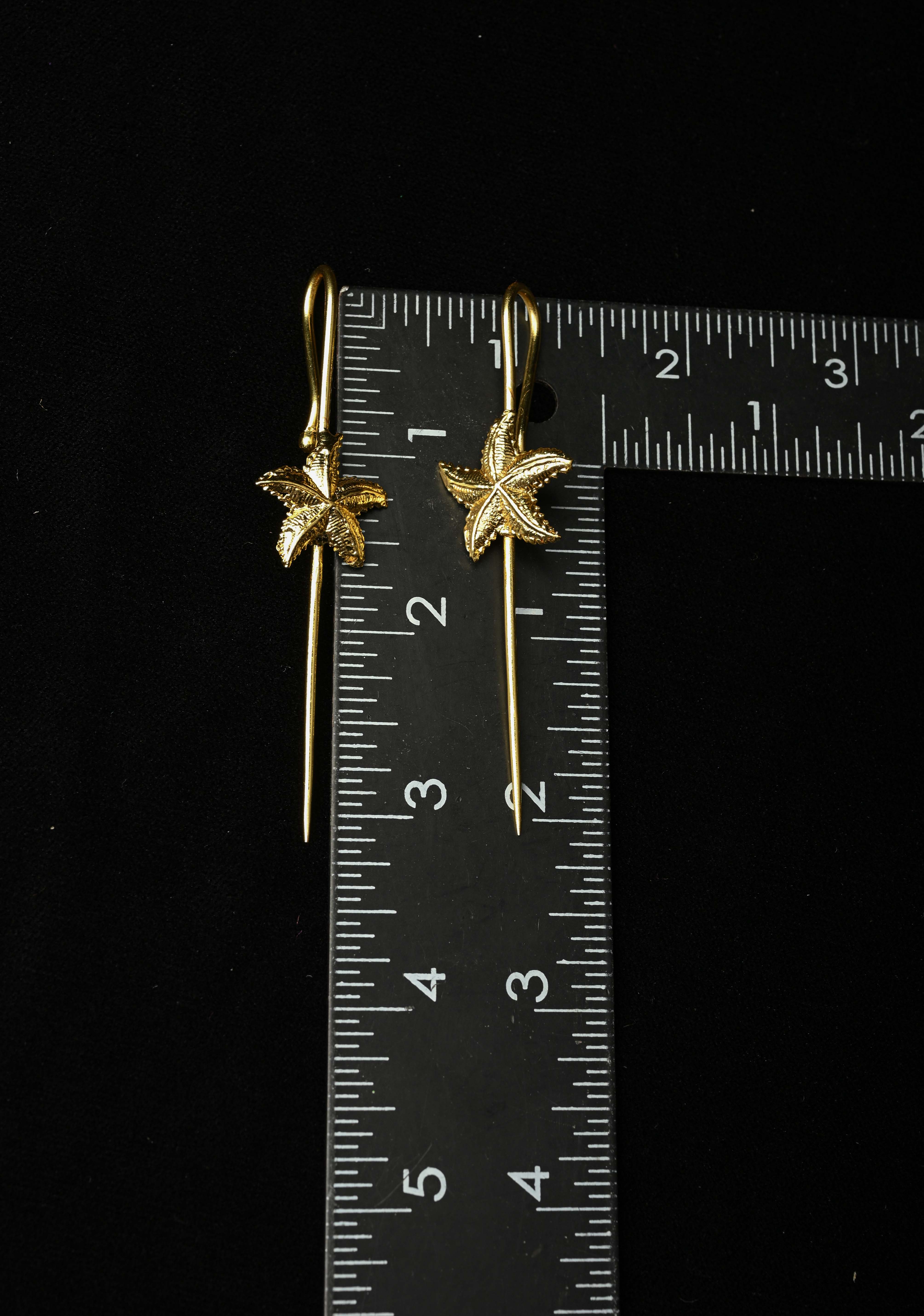 Sculpted Seastar Needle Ear Cuff | Shobitam