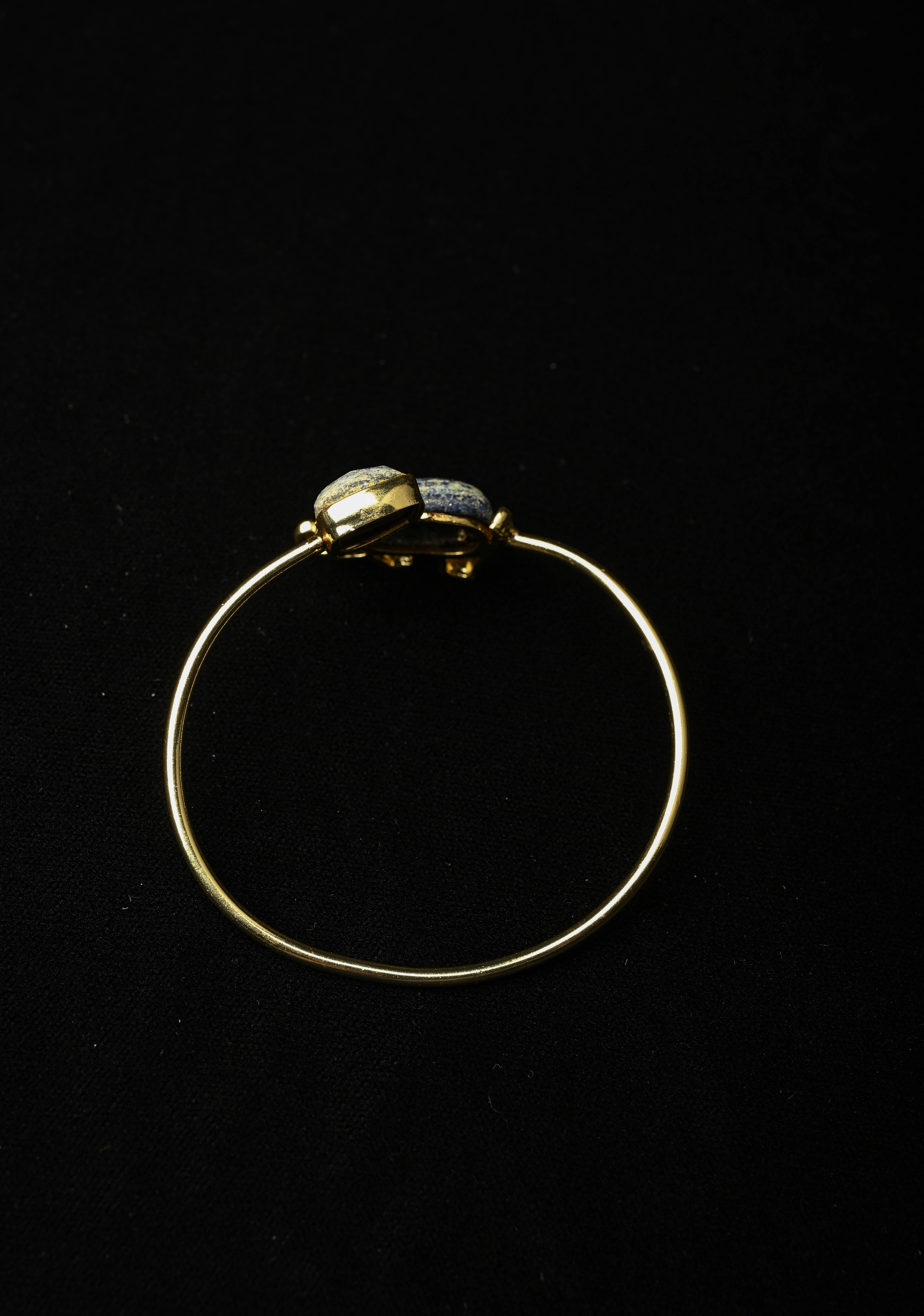 Elephant Handcuff with Lapis Lazuli Gemstone | Shobitam