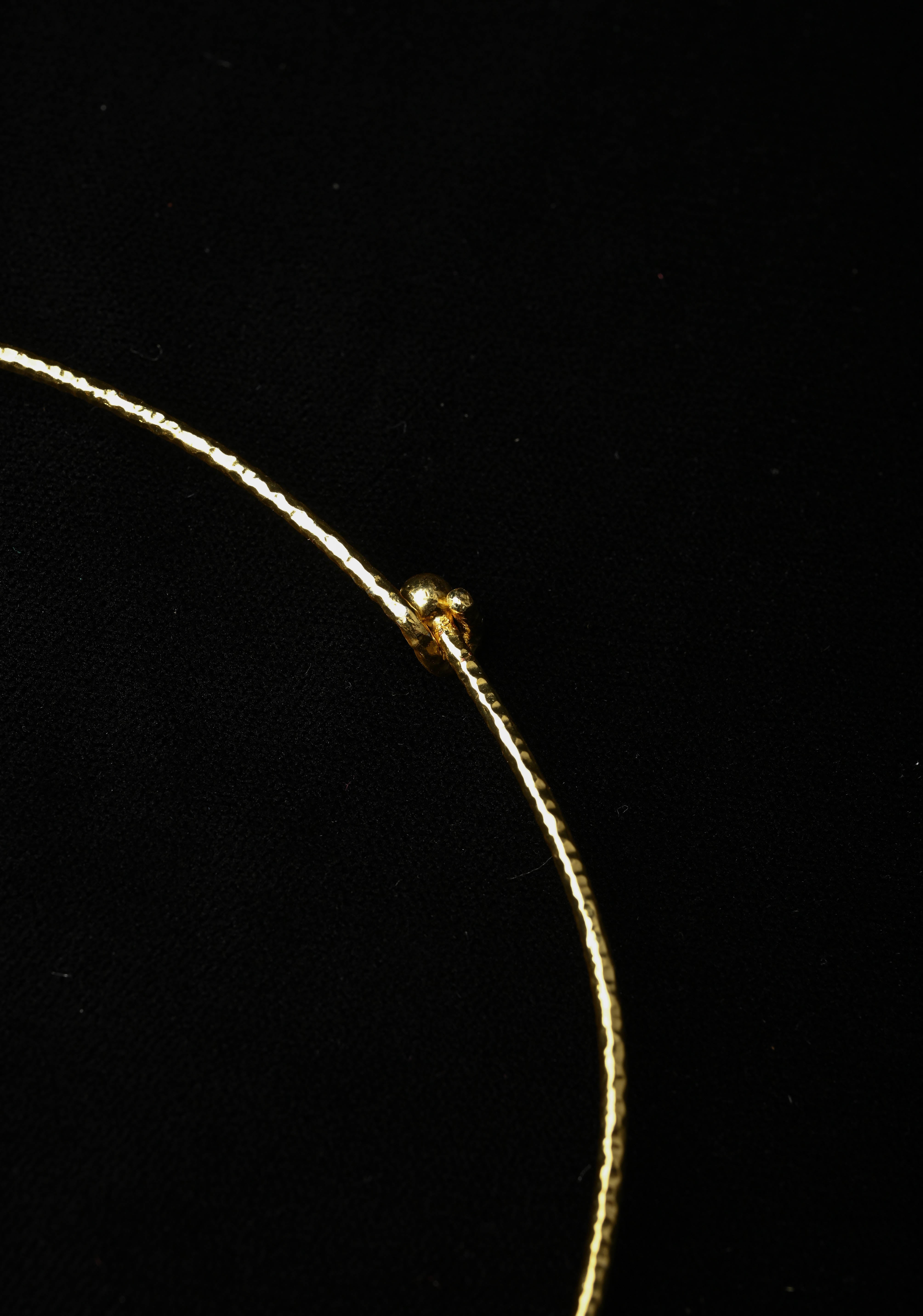 Hasli Necklace with Mother-of-Pearls Pendant | Shobitam