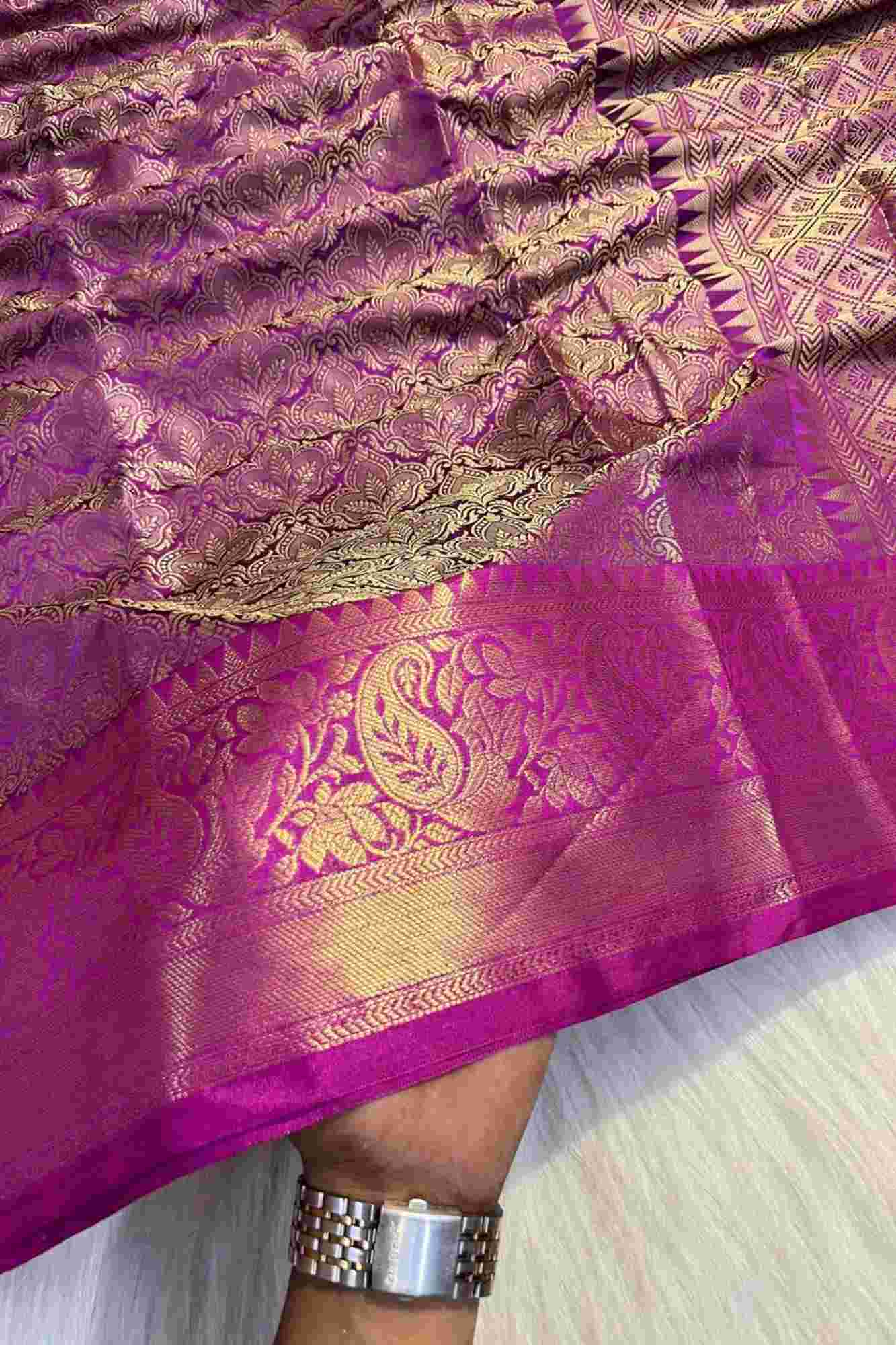 Tapeta Silk with Zari Weaving Ready To Wear Saree