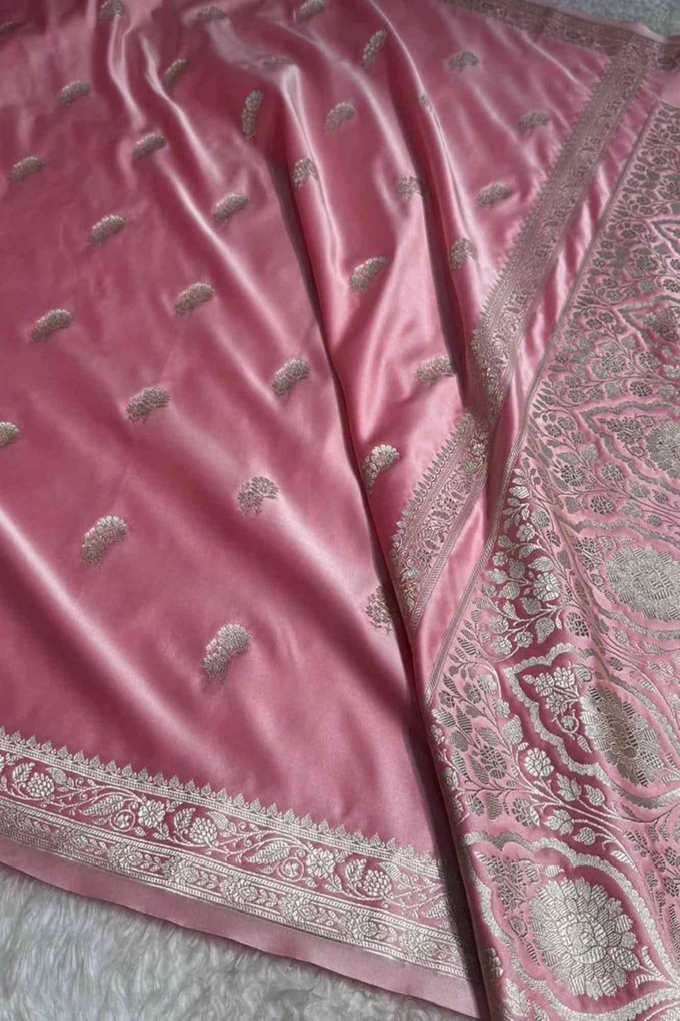 Mashru Silk Ready To Wear Saree