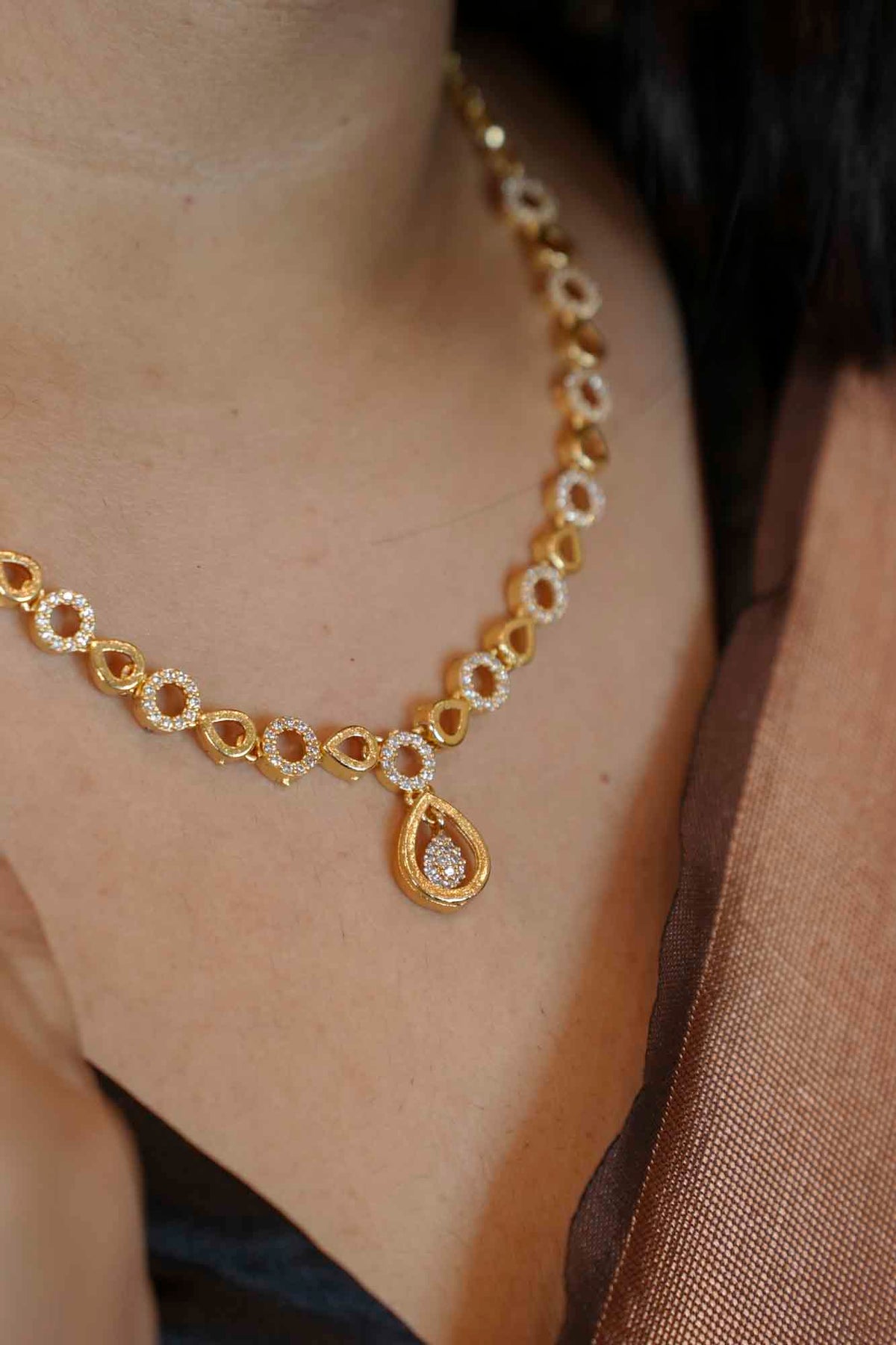 Dainty Link Pendant Necklace
