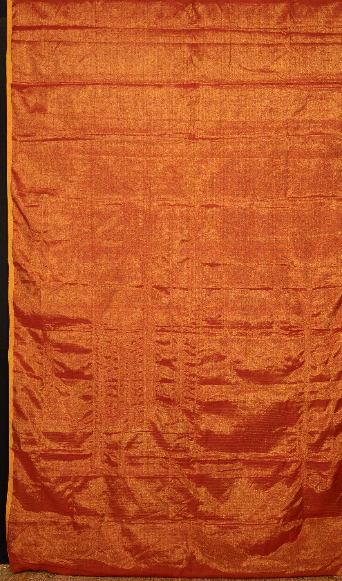 Sunrise Orange Tissue By Linen Saree Haseena | SHOBITAM