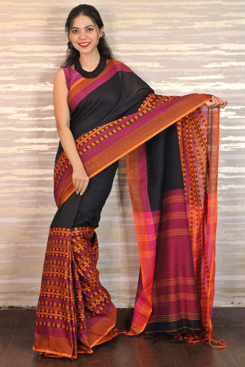 Begampuri woven wrap in 1 minute saree - Isadora Life Online Shopping Store
