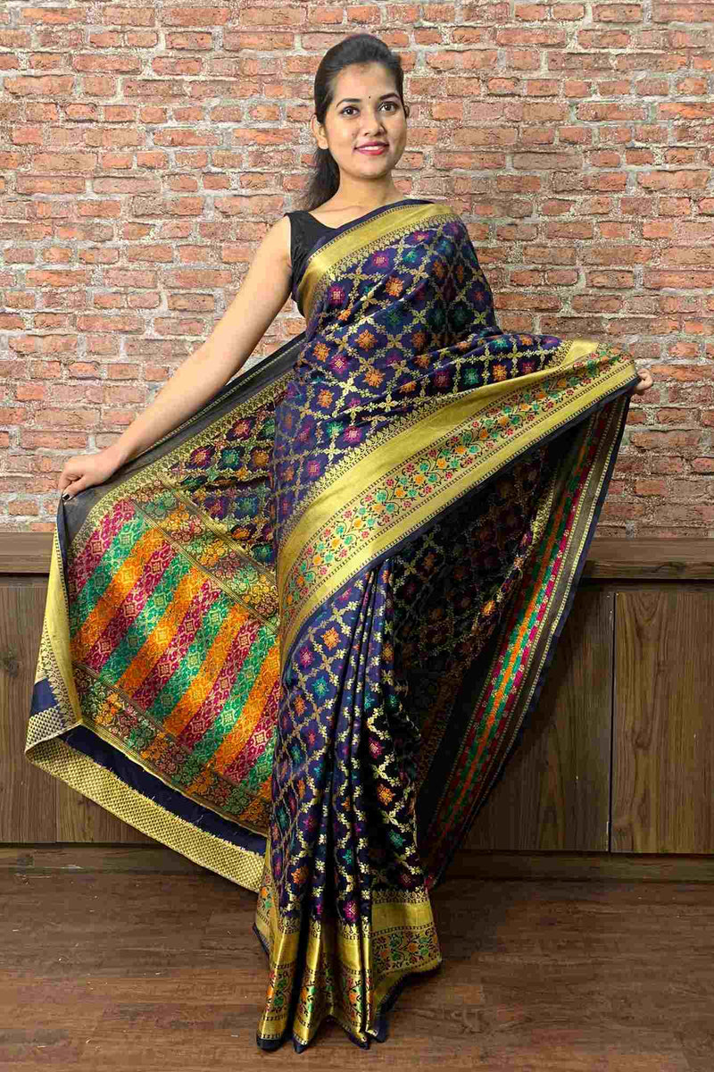 Banarasi silk blend woven wrap in 1 minute saree - Isadora Life Online Shopping Store