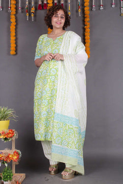 Elegant Floral Printed ready to wear Salwar-Kameez with Dupatta - Isadora Life Online Shopping Store